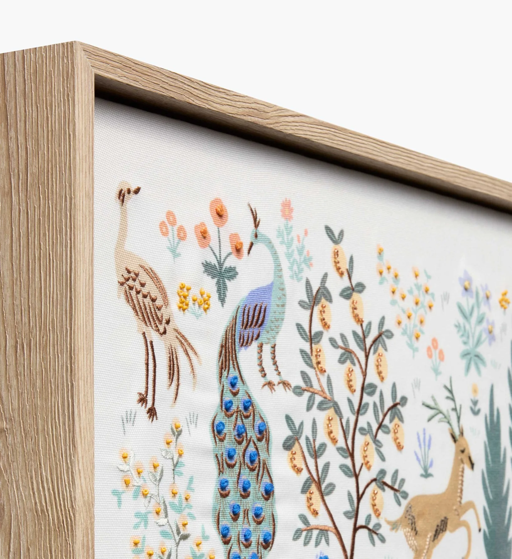 Framed Wall Art - Menagerie Cream - Image 3