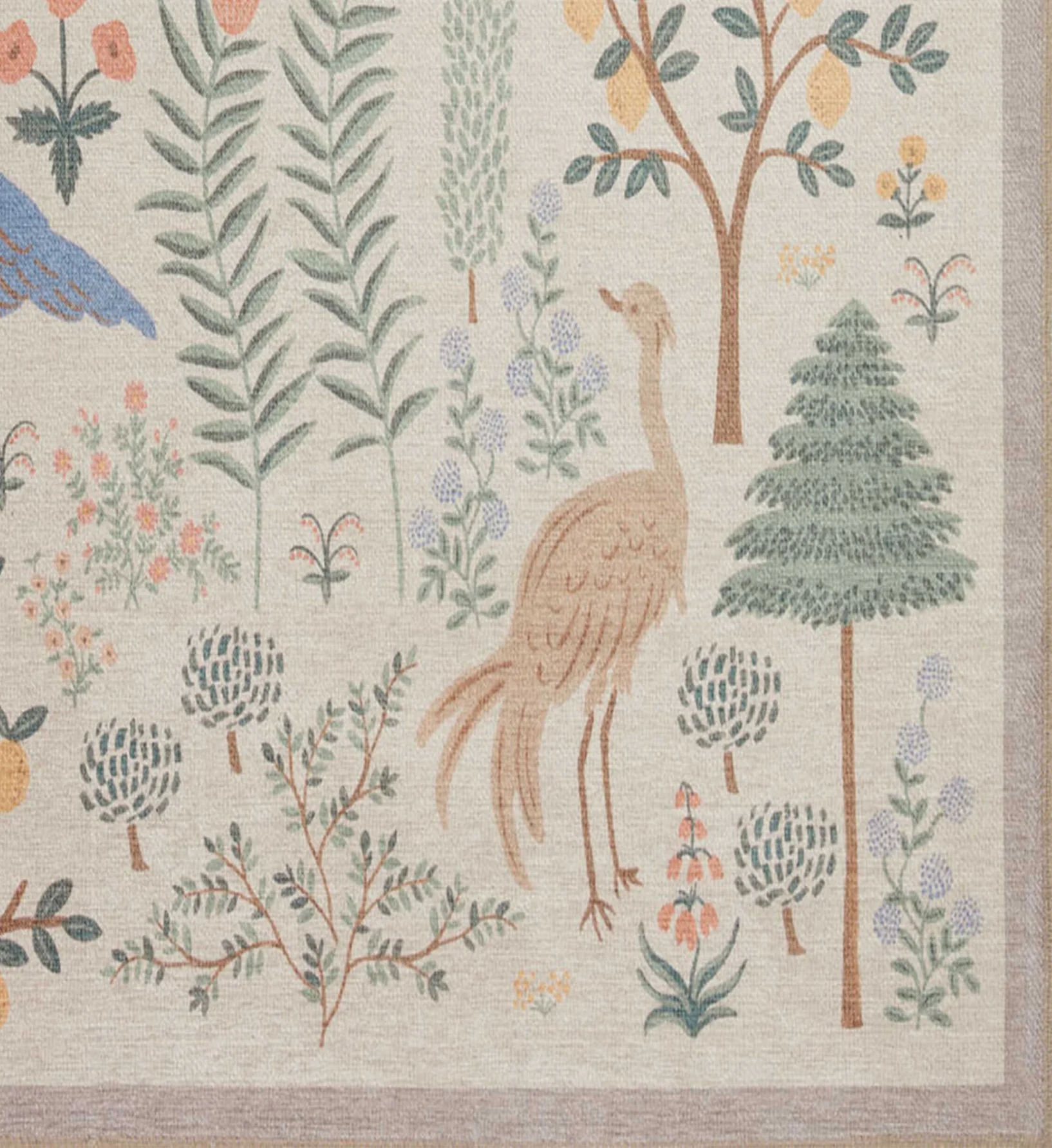 Menagerie Les Fauves Printed Rug - Cream - Image 2