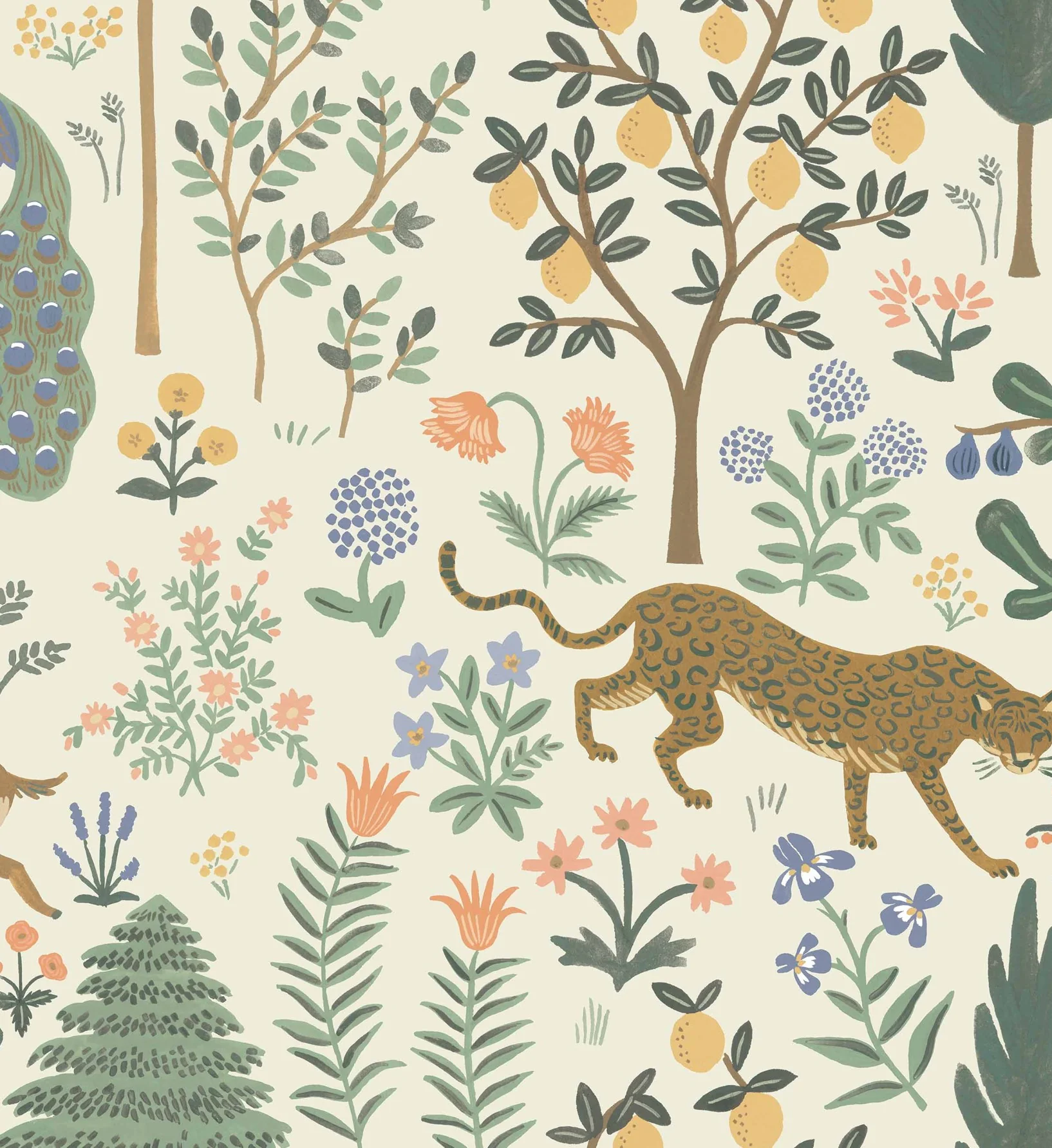 Menagerie Peel & Stick Wallpaper - Cream - Image 3