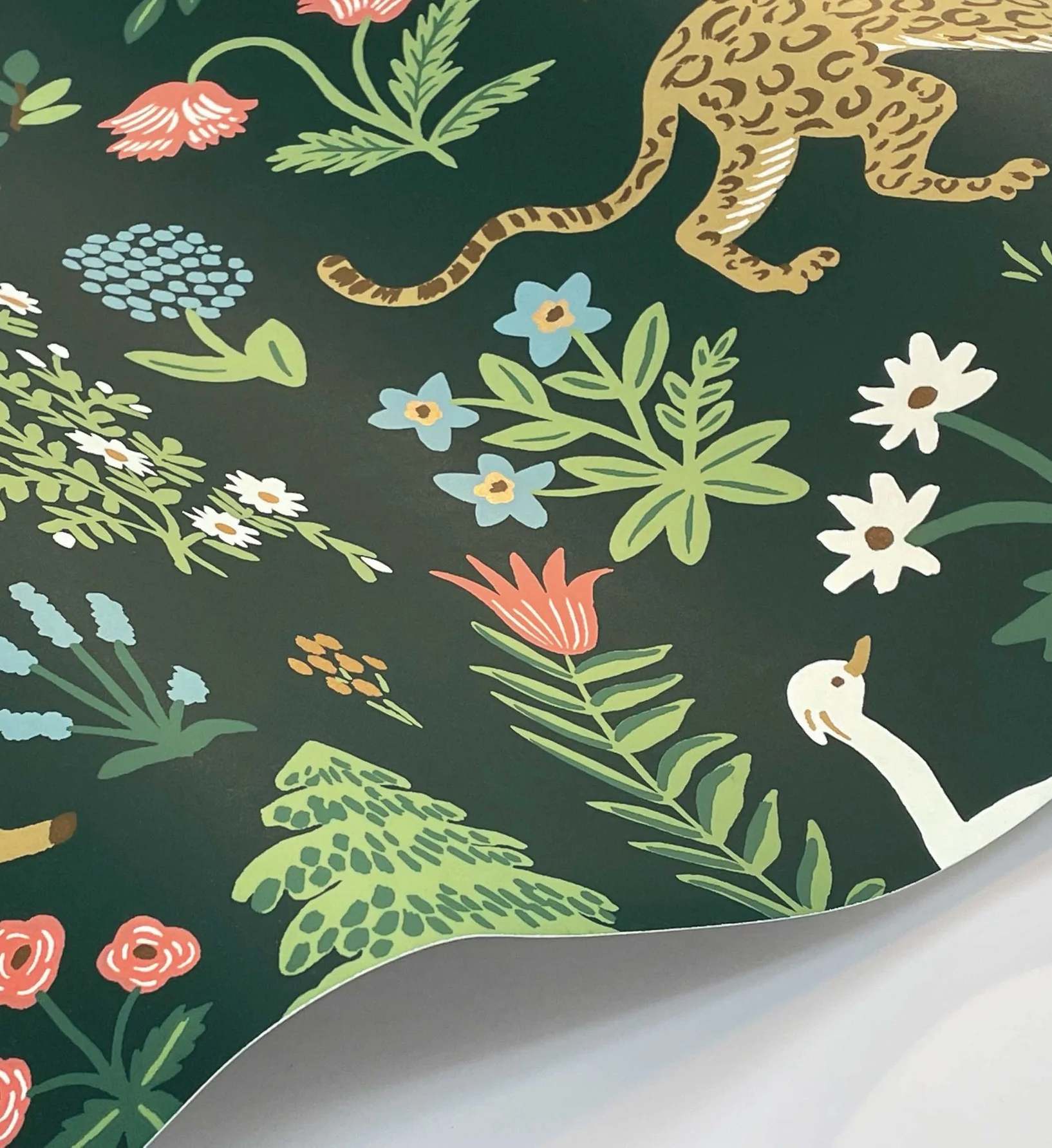 Menagerie Wallpaper - Emerald - Image 4