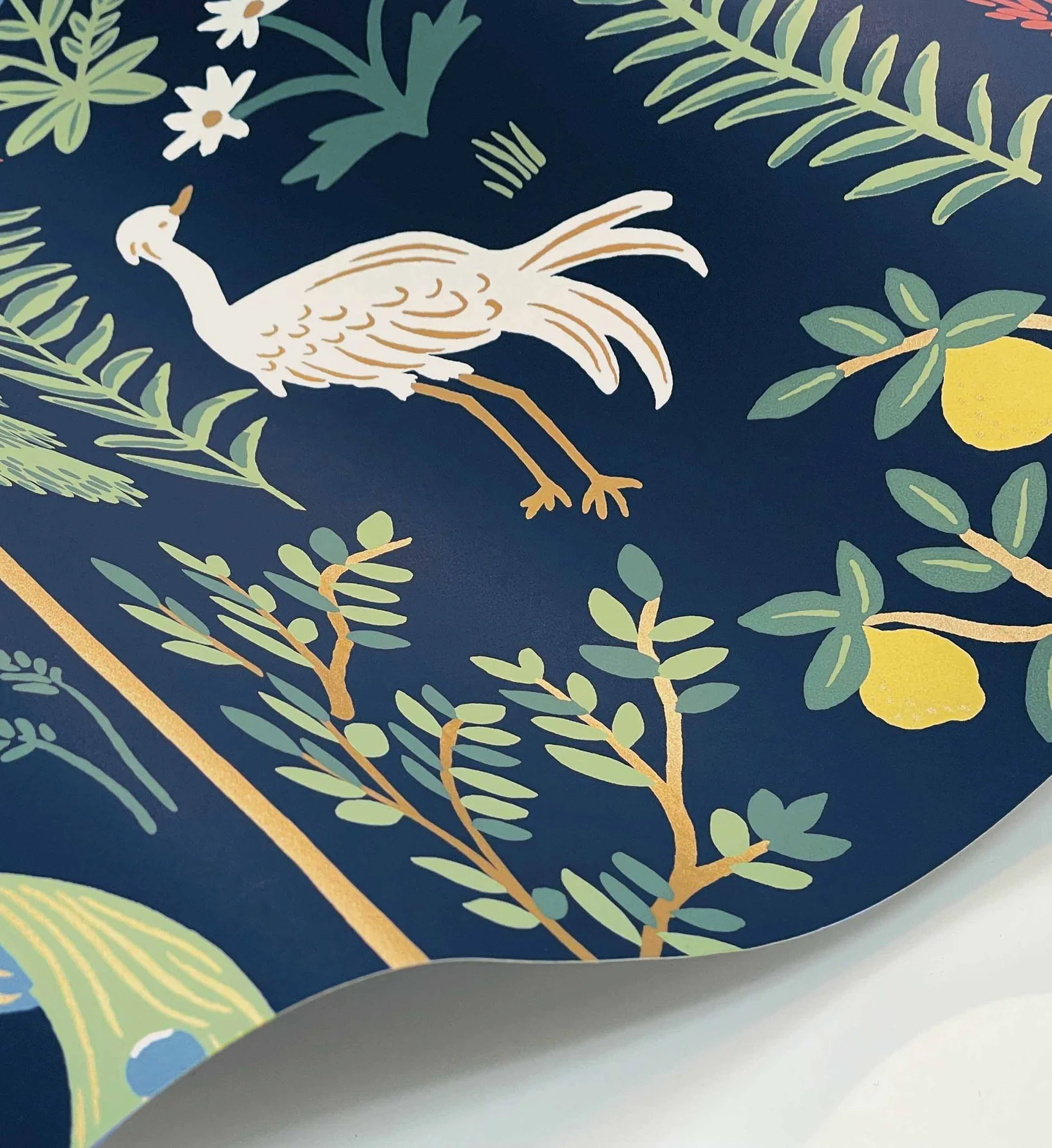 Menagerie Wallpaper - Navy - Image 4