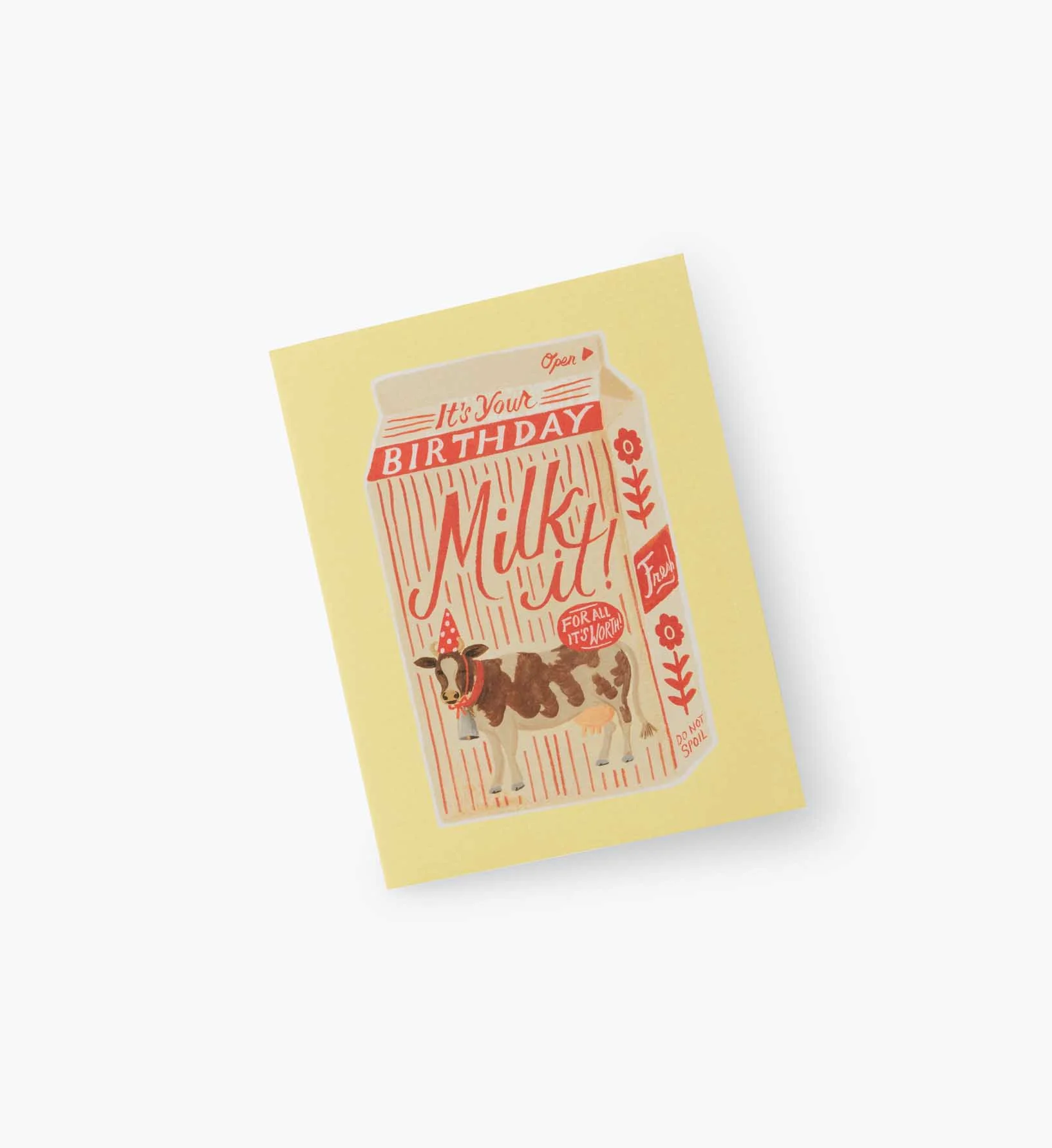 Milk It Birthday Card - Single Card - Image 2