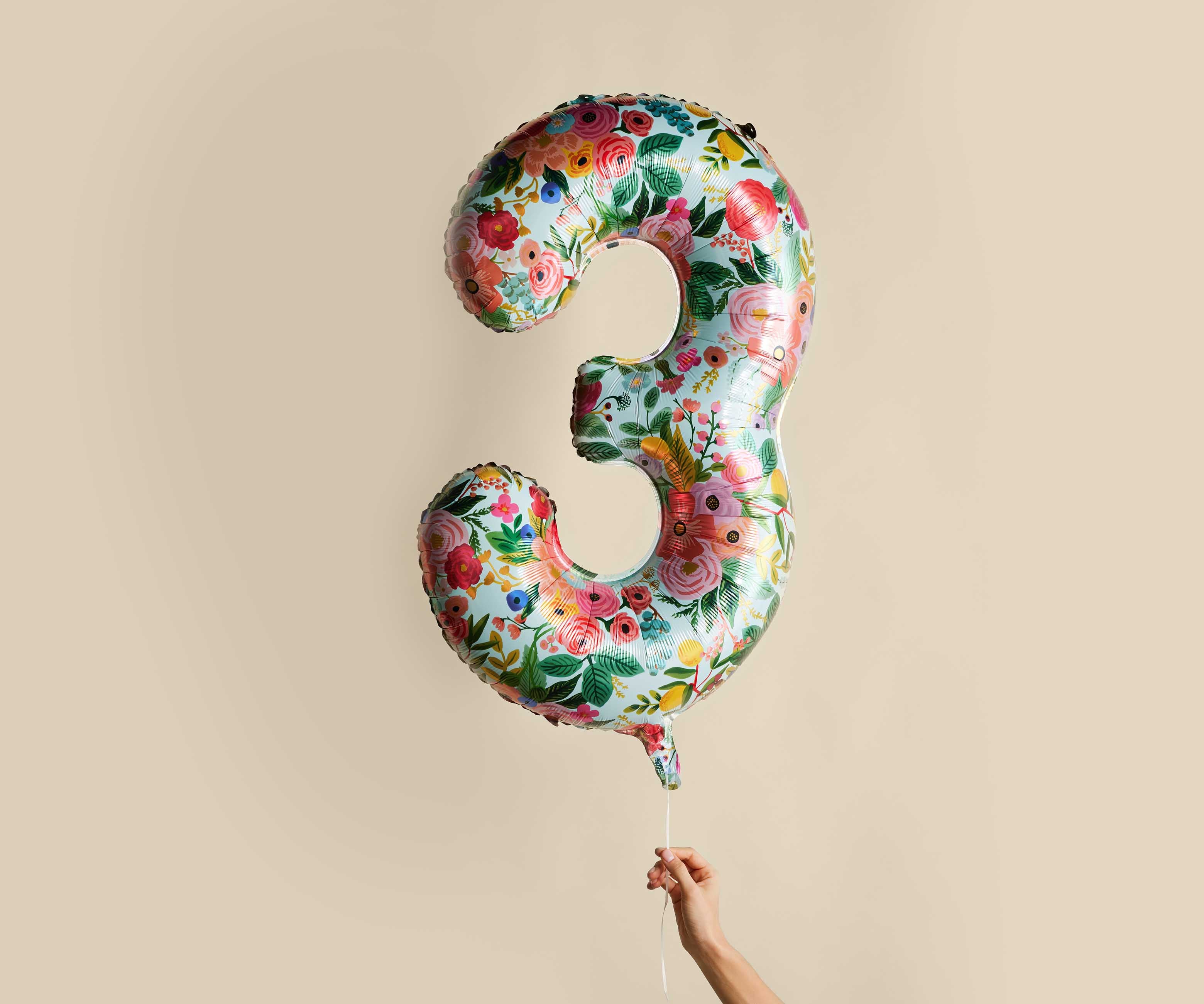 Numbered Foil Balloon - Garden Party - Image 11