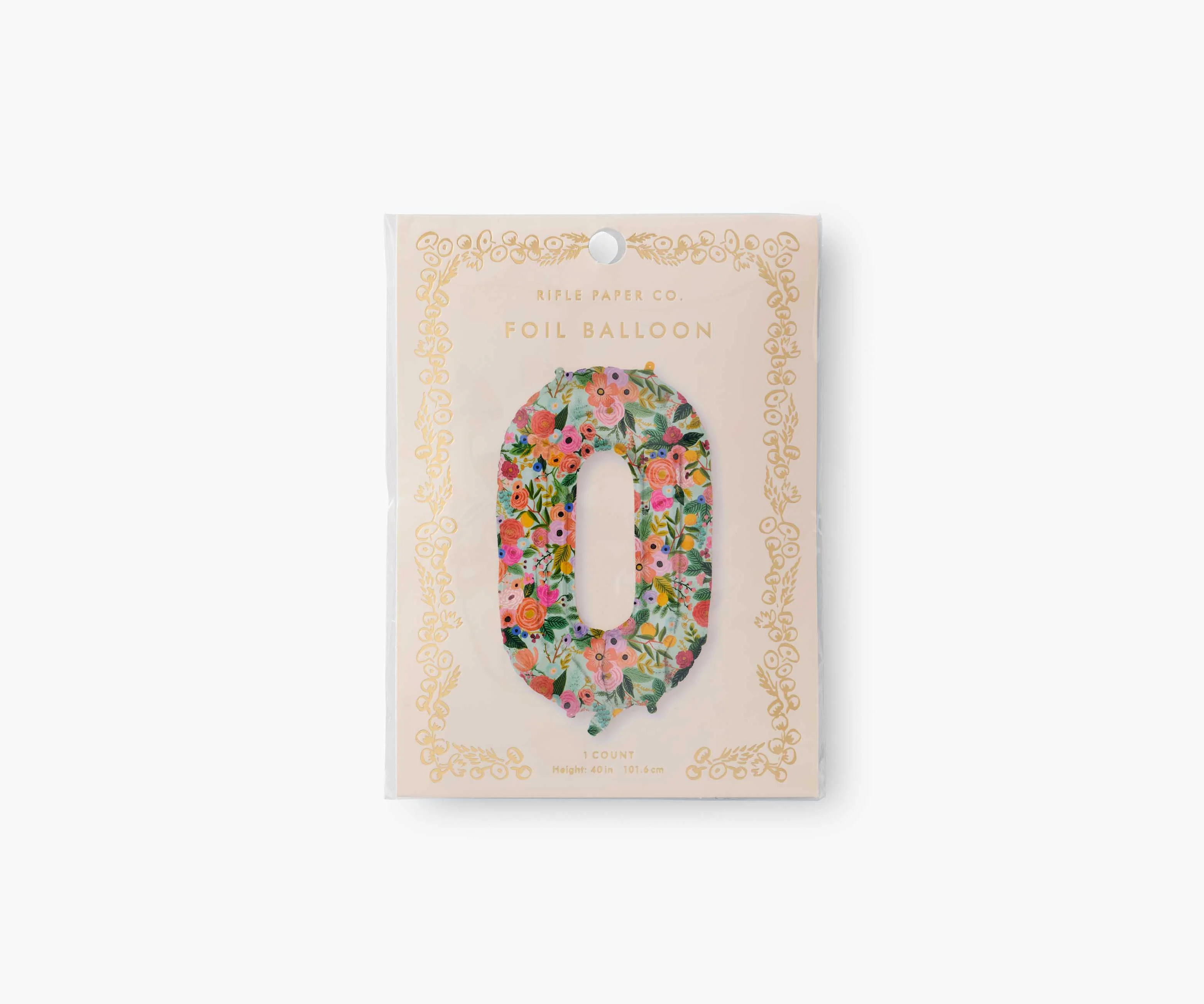 Numbered Foil Balloon - Garden Party - Image 2