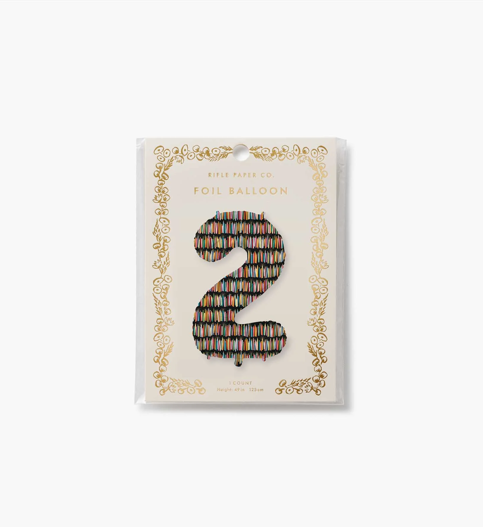 Numbered Foil Balloon - Candles - Image 6
