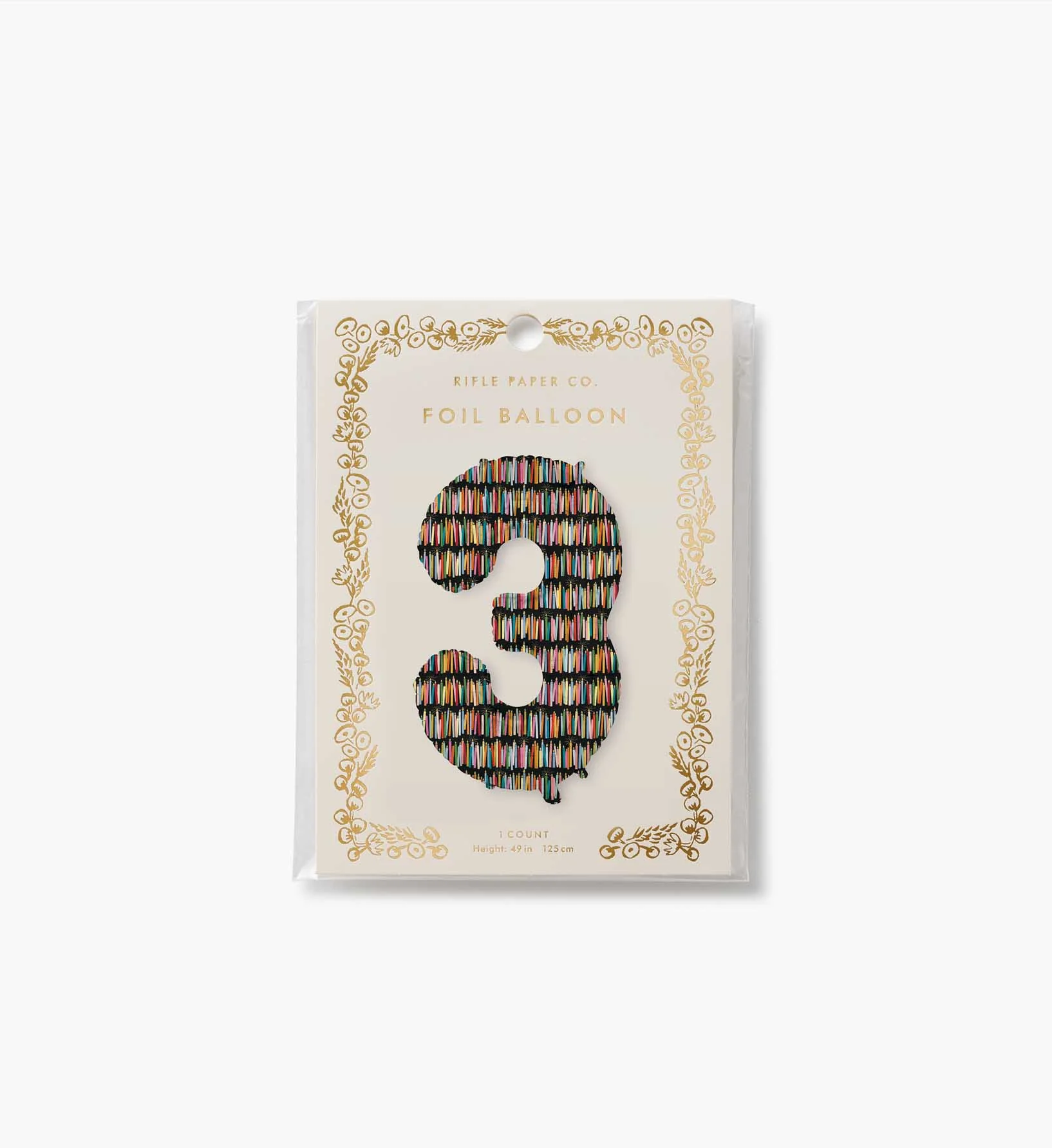 Numbered Foil Balloon - Candles - Image 8