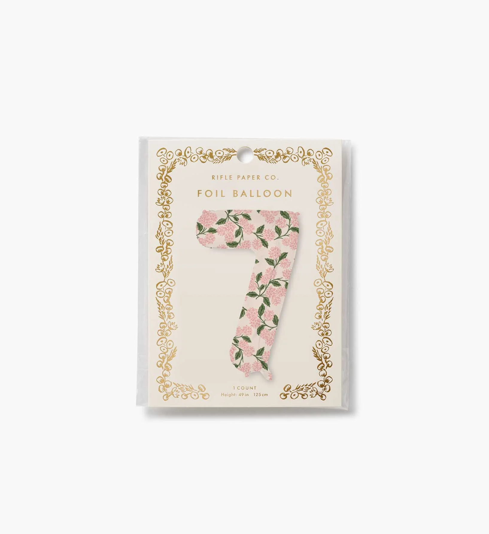 Numbered Foil Balloon - Pink Hydrangea - Image 16