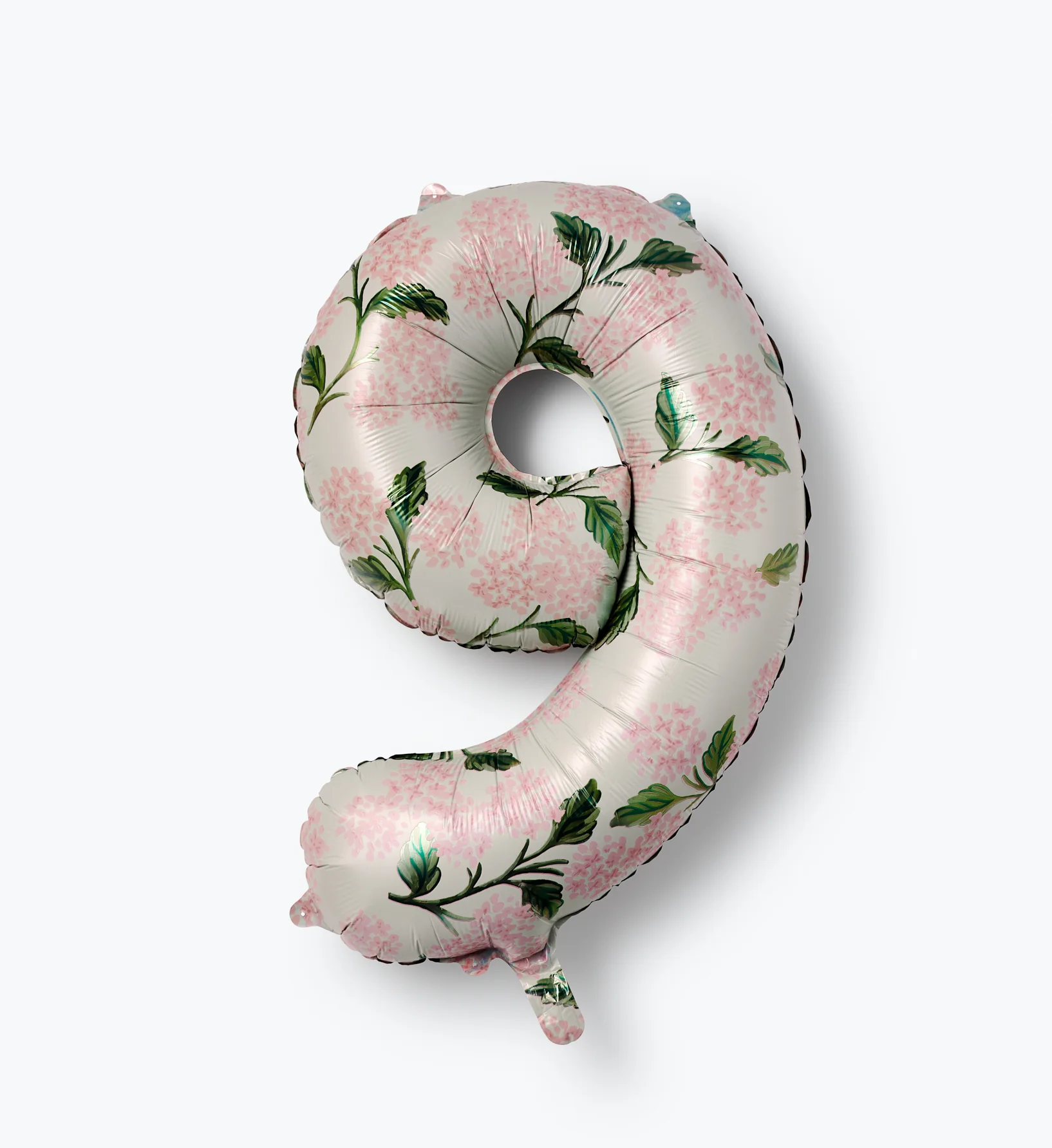 Numbered Foil Balloon - Pink Hydrangea - Image 19