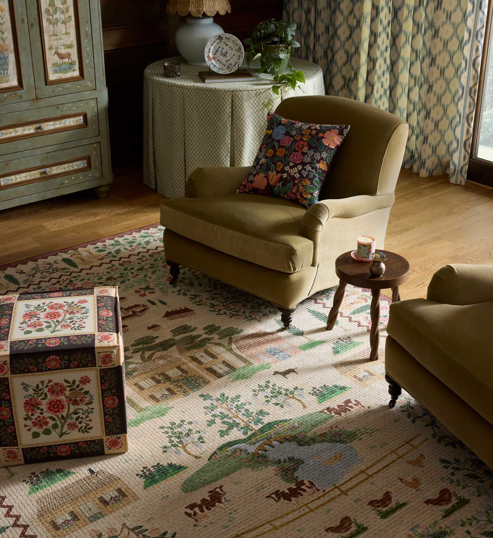 Orchard Country Farm Washable Rug - Ivory - Image 2
