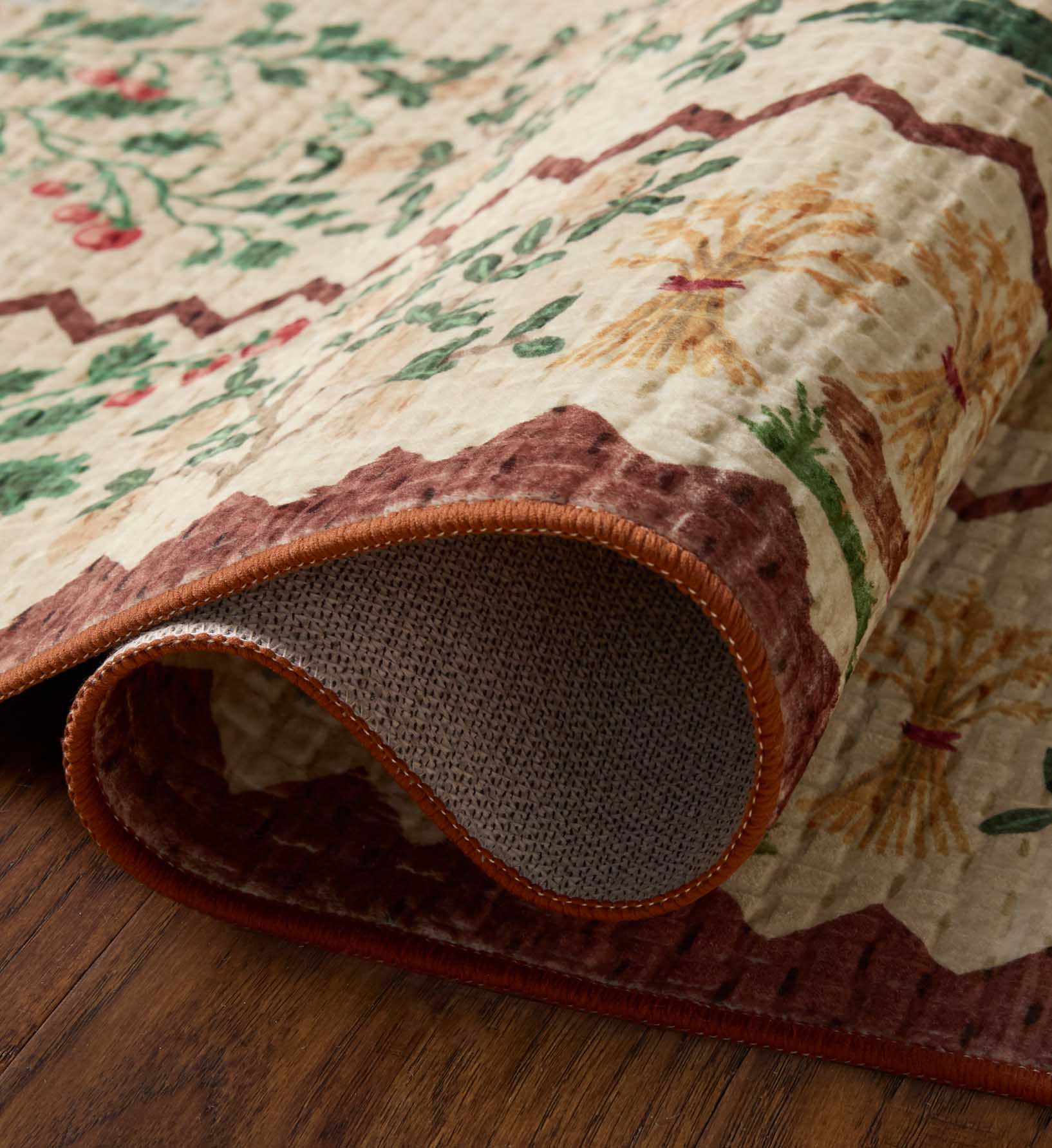 Orchard Country Farm Washable Rug - Ivory - Image 5