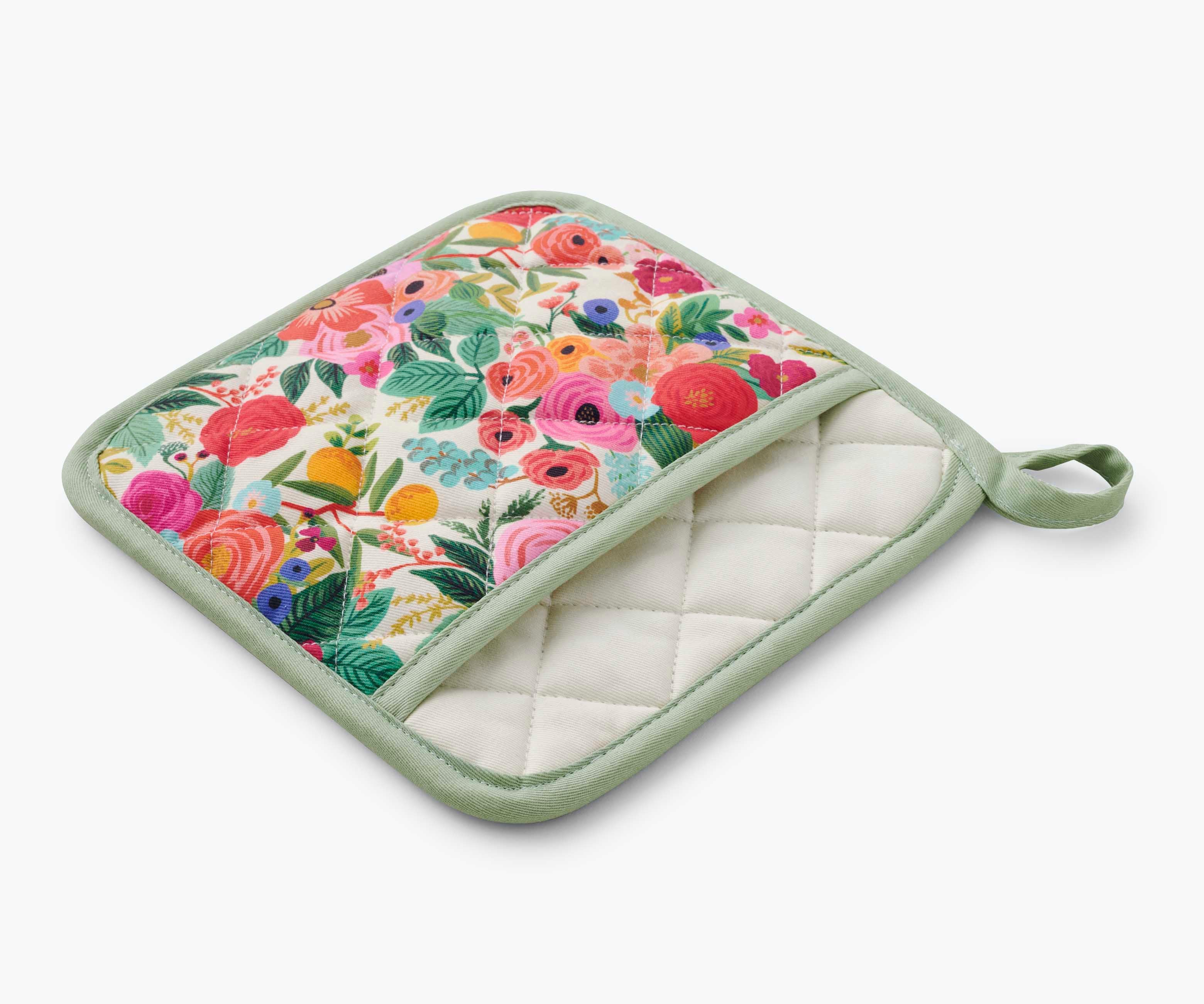 Oven Mitt and Pot Holder Set - Garden Party - Image 4