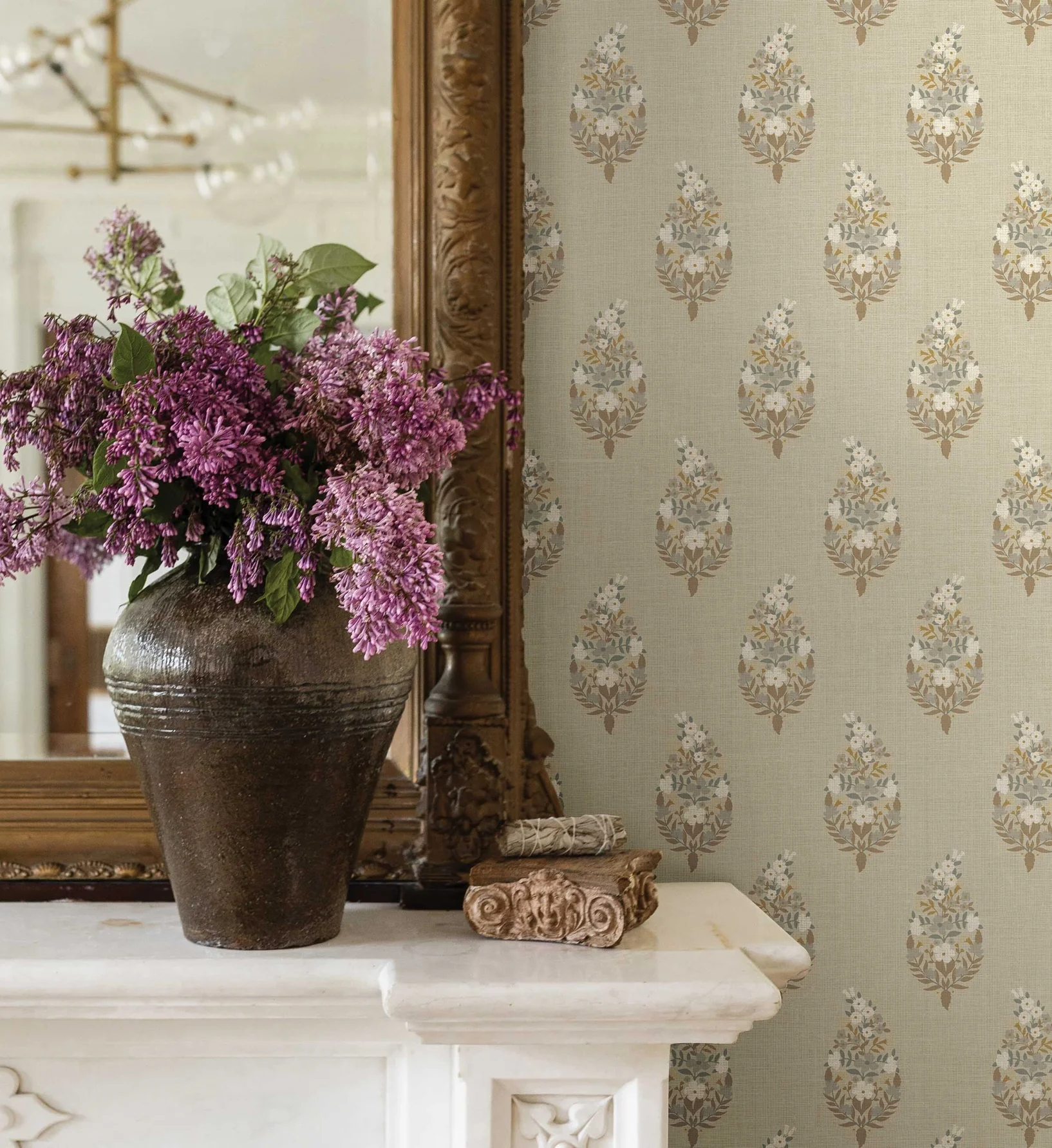 Paisley Wallpaper - Linen - Image 2