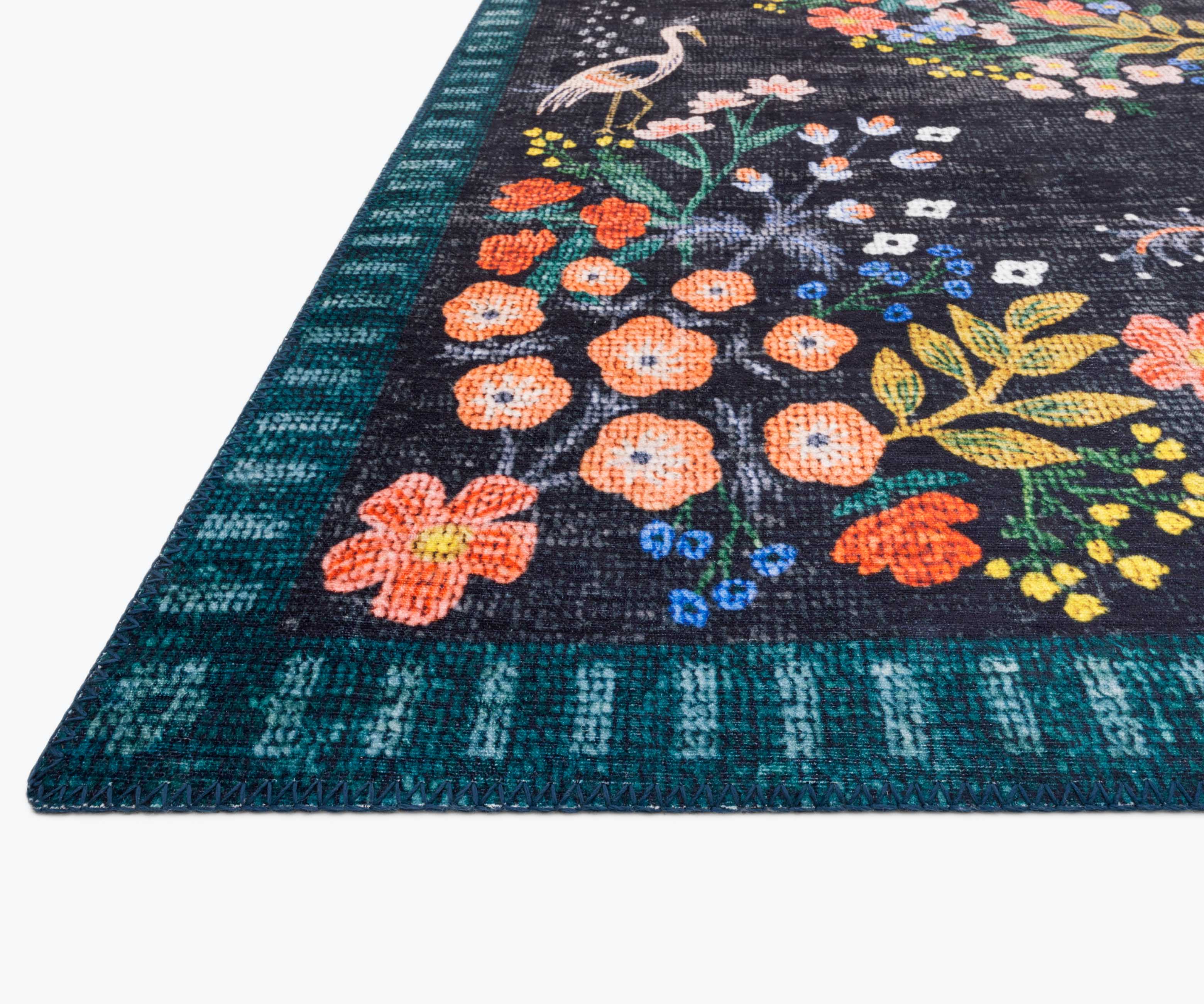Palais Luxembourg Printed Rug - Navy - Image 4