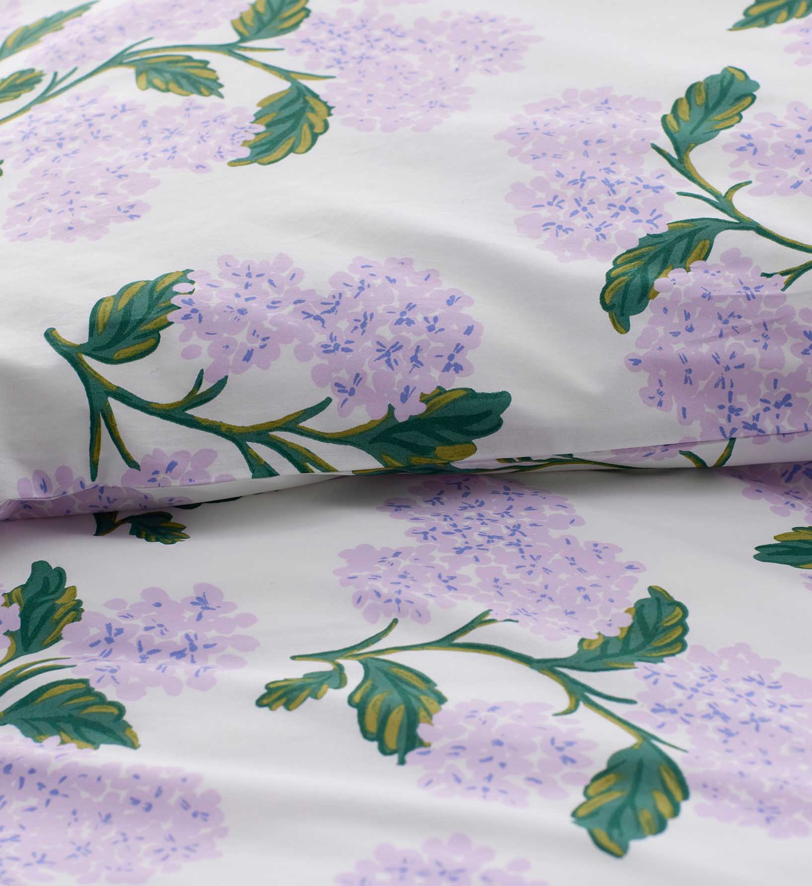 Percale Comforter - Hydrangea Lilac - Image 6