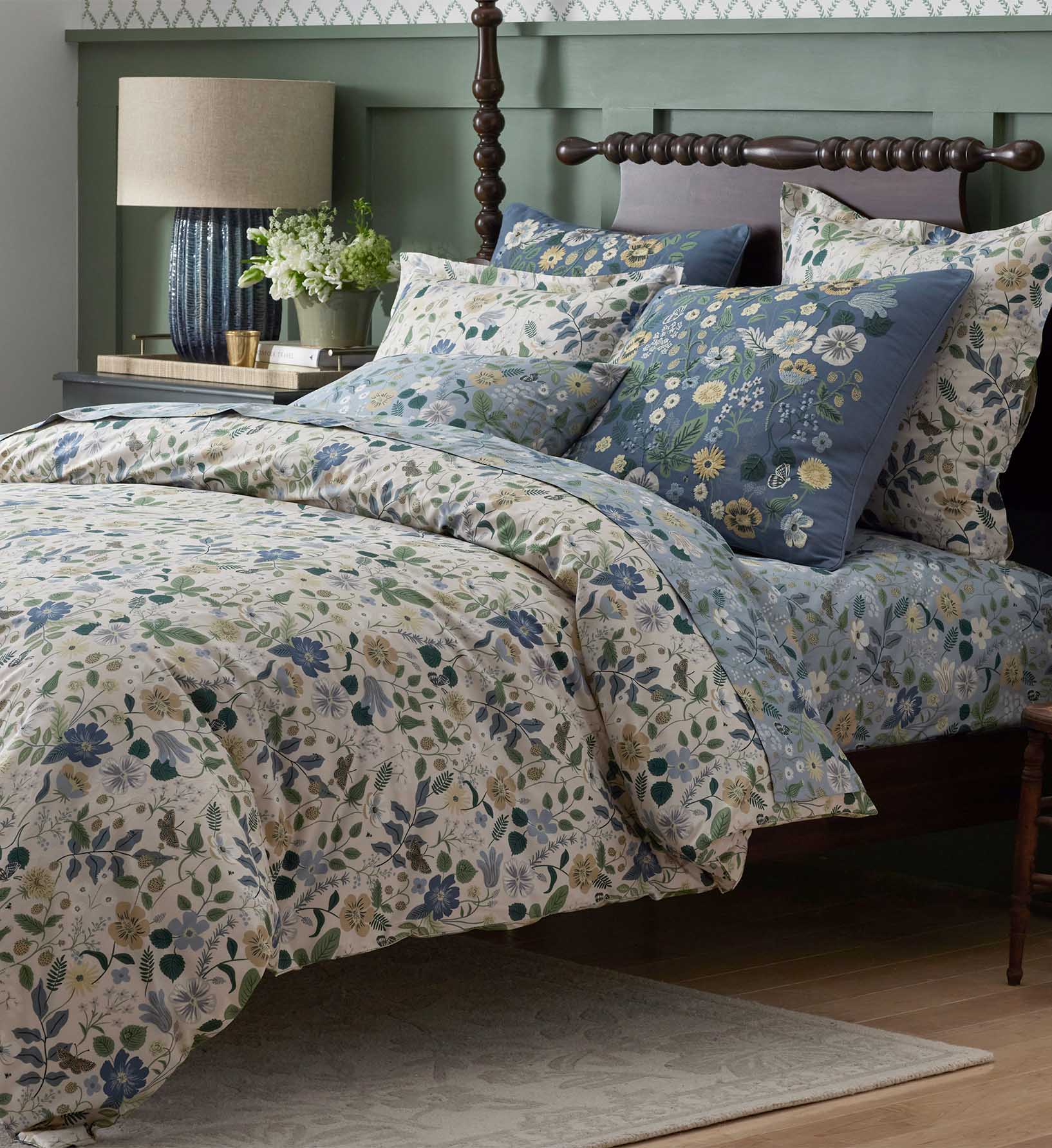 Percale Duvet Cover - Strawberry Fields Beige - Image 2
