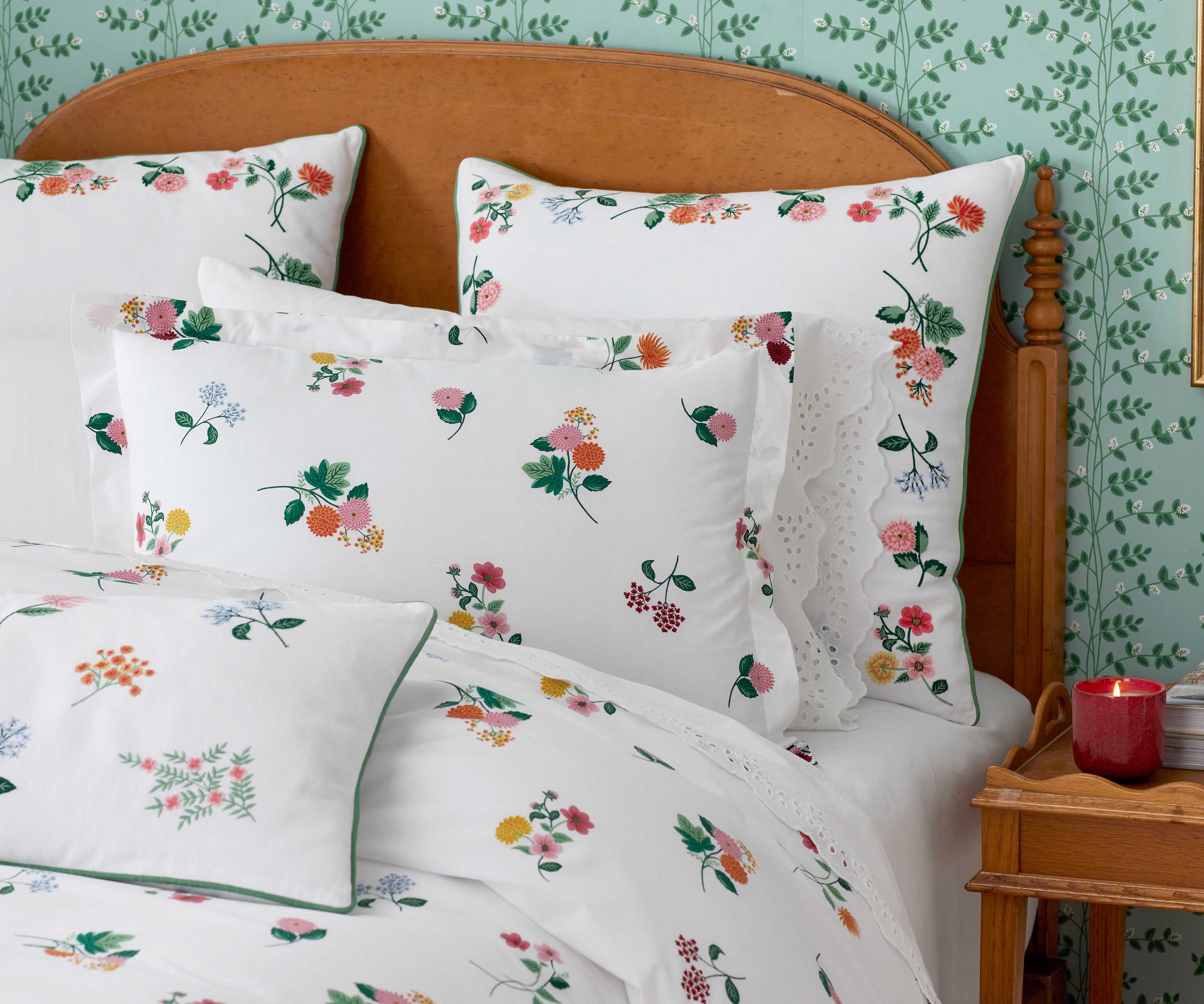 Percale Sham - Ditsy Dahlia - Image 3