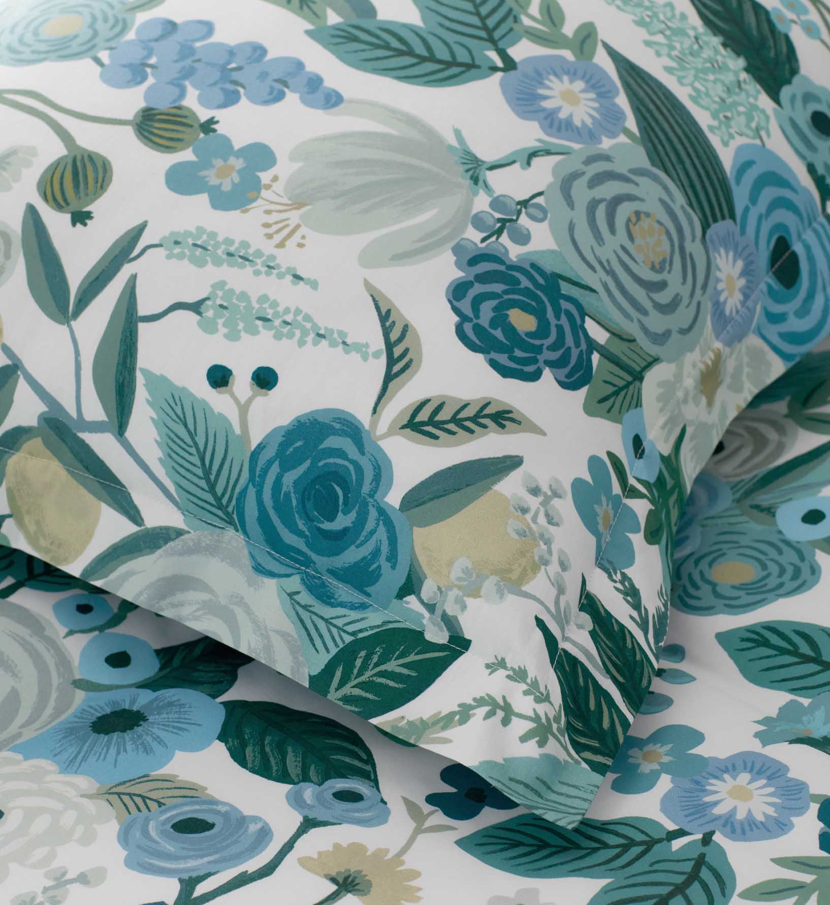 Percale Sham - Garden Party Blue - Image 2