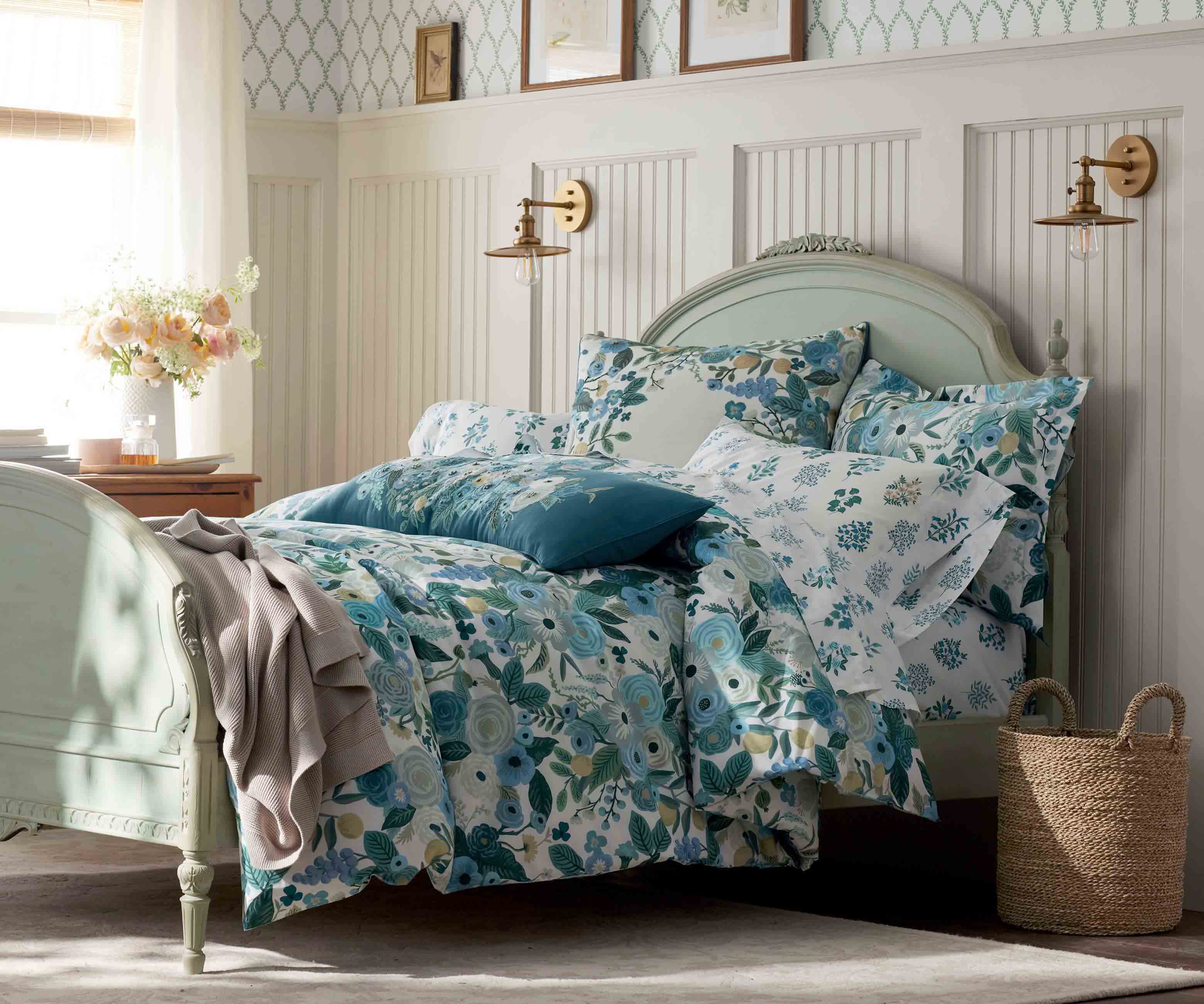 Percale Sham - Garden Party Blue - Image 4