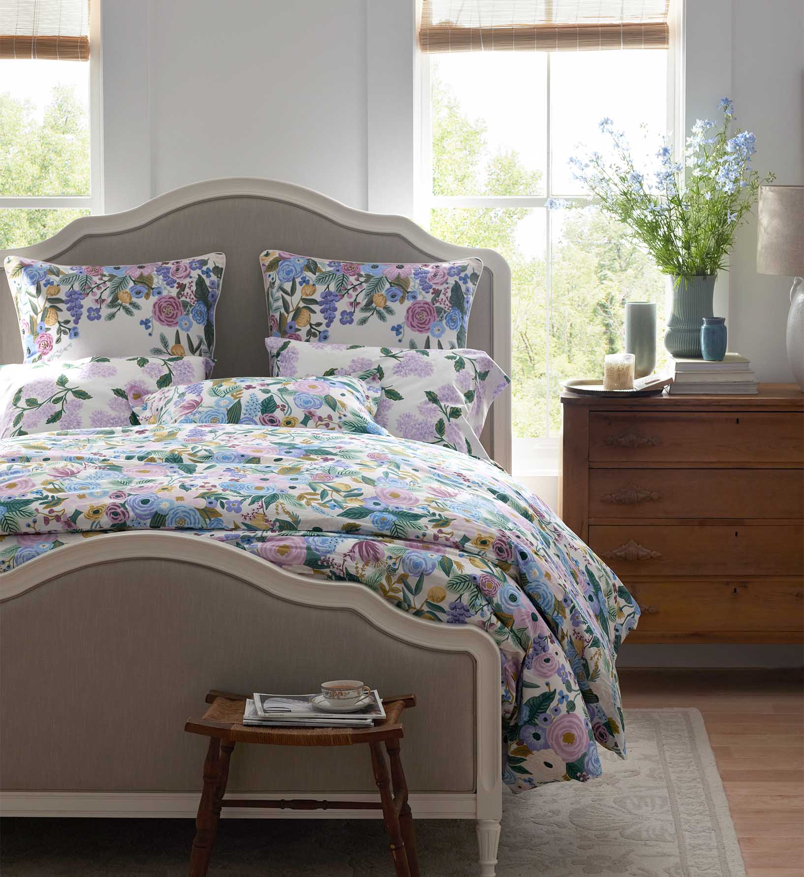 Percale Sham - Garden Party Lilac - Image 4