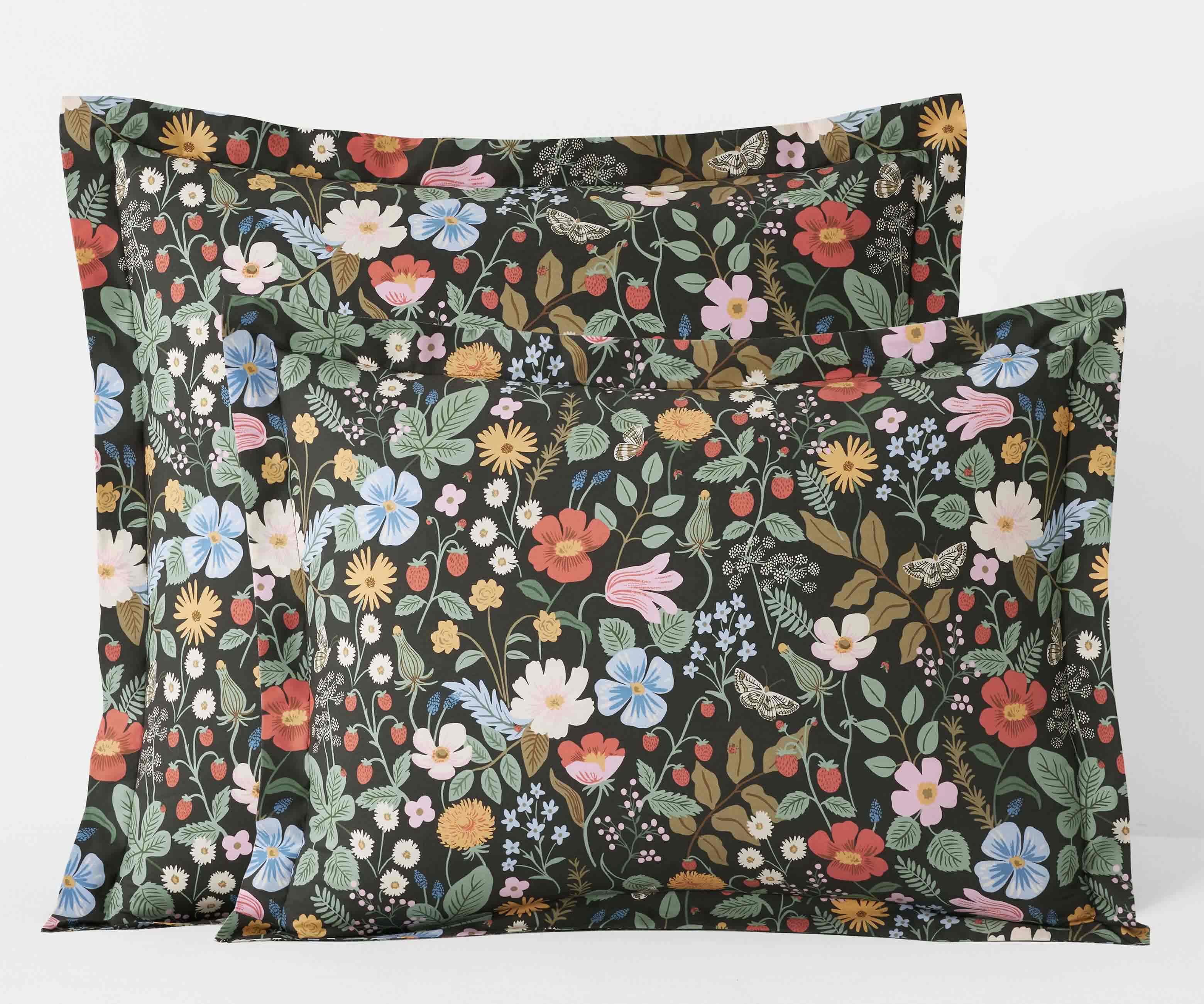 Percale Sham - Strawberry Fields Black - Image 6