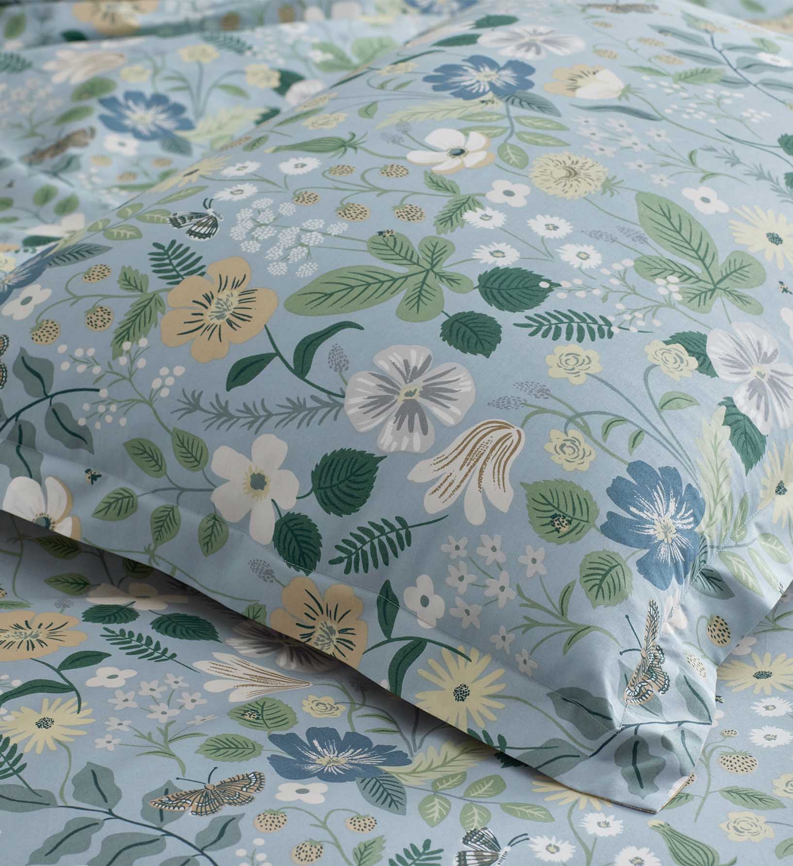 Percale Sham - Strawberry Fields Slate - Image 2