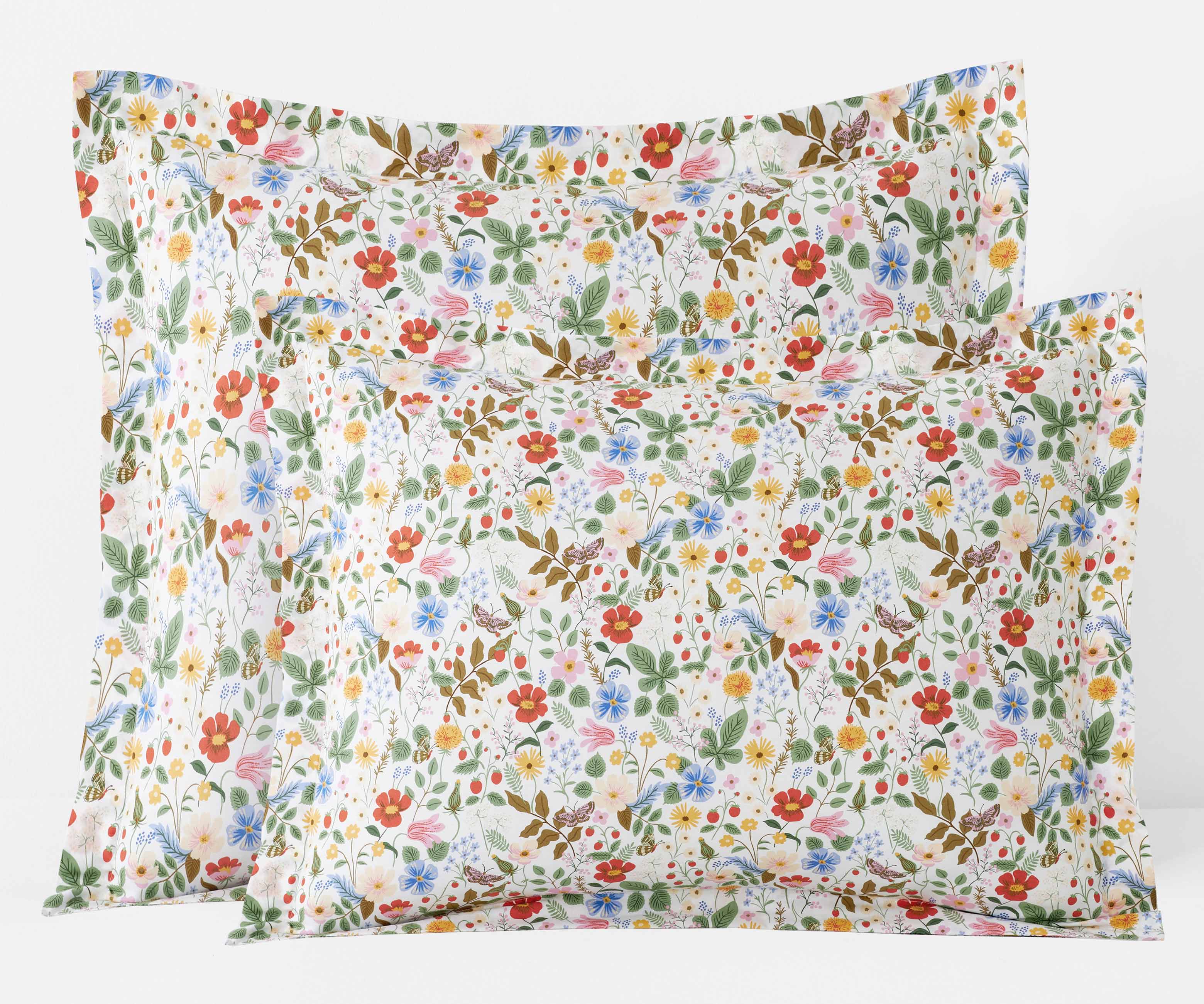Percale Sham - Strawberry Fields White - Image 5