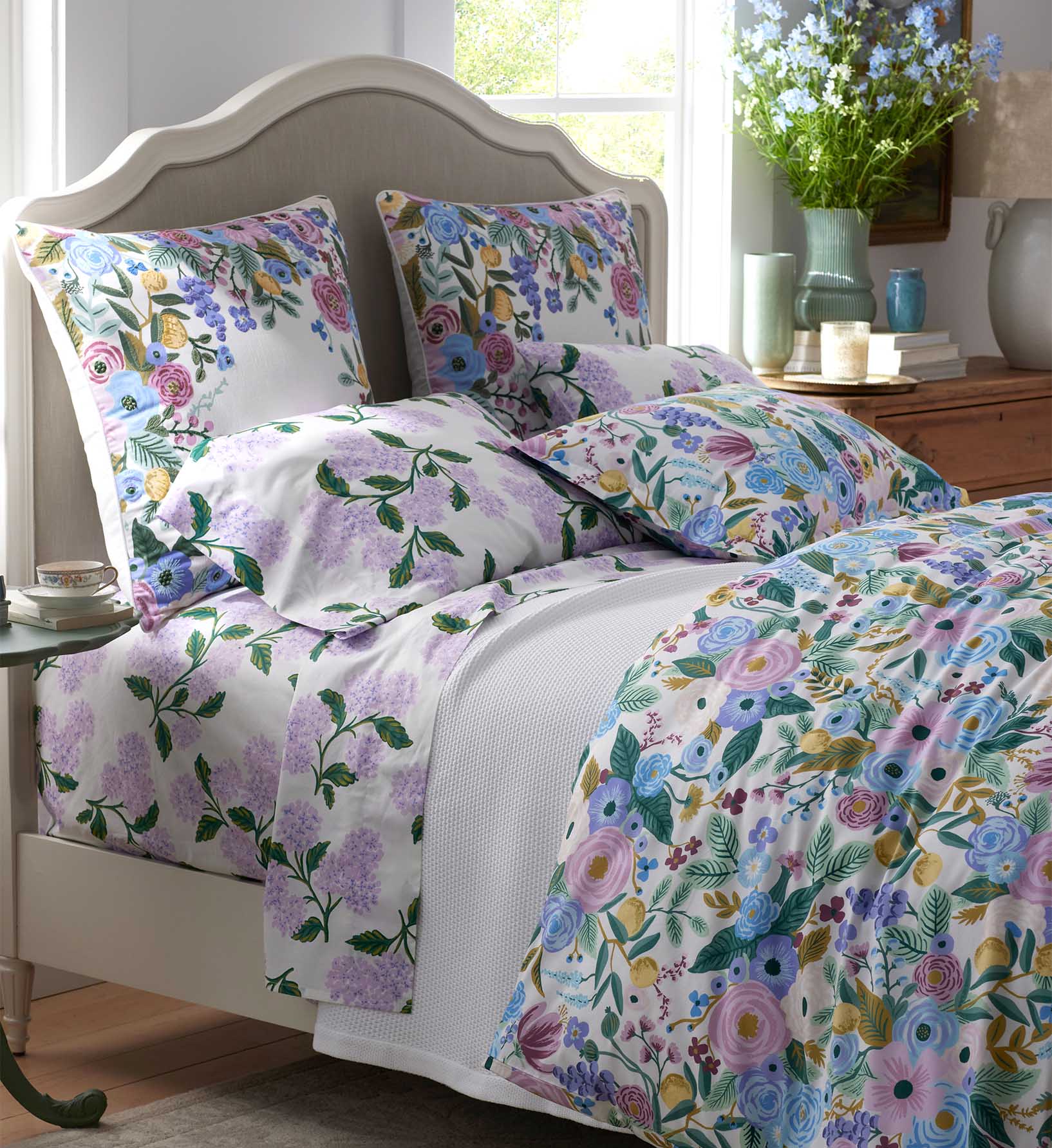 Percale Sheet Set - Hydrangea Lilac - Image 2