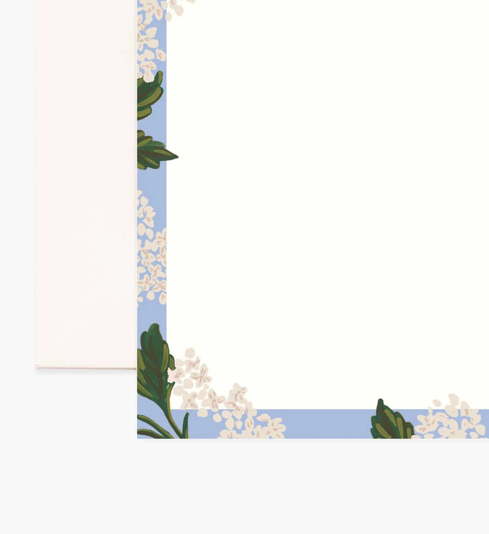 Floral Personalized Stationery - Hydrangea - Image 2