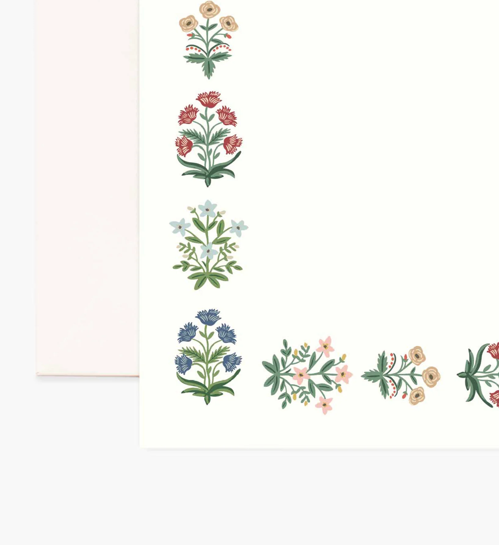 Floral Personalized Stationery  - Mughal Rose - Image 2