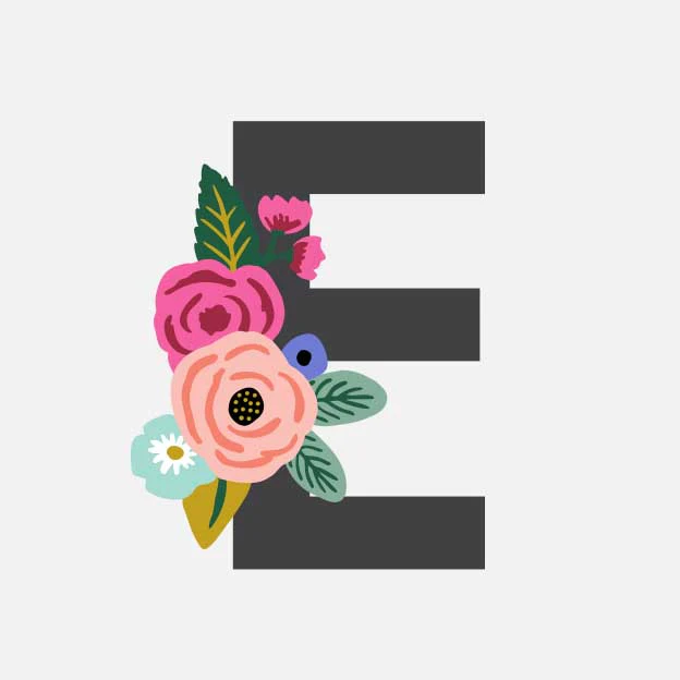 Monogram Personalized Stationery - E - Image 2