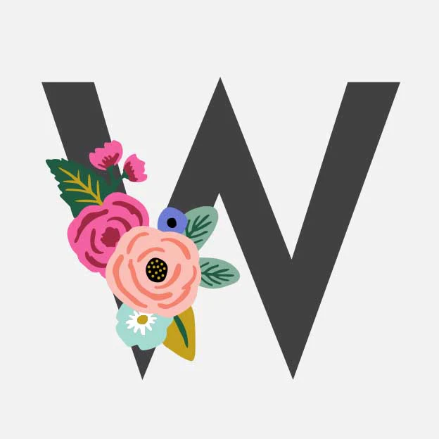 Monogram Personalized Stationery - W - Image 2