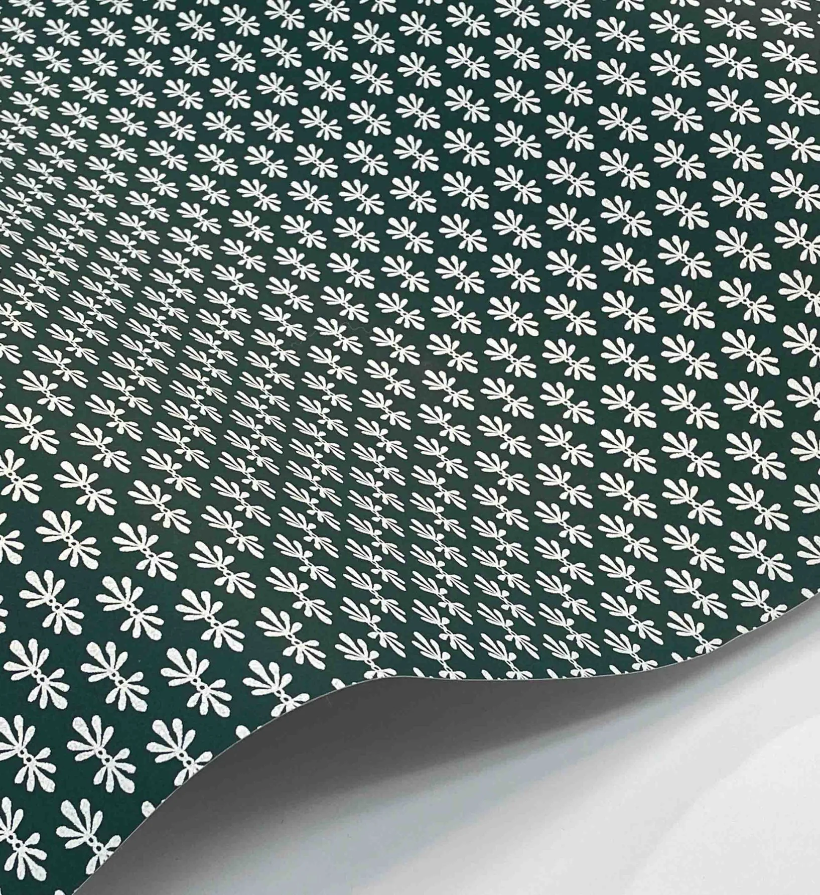 Petal Wallpaper - Teal & White - Image 4