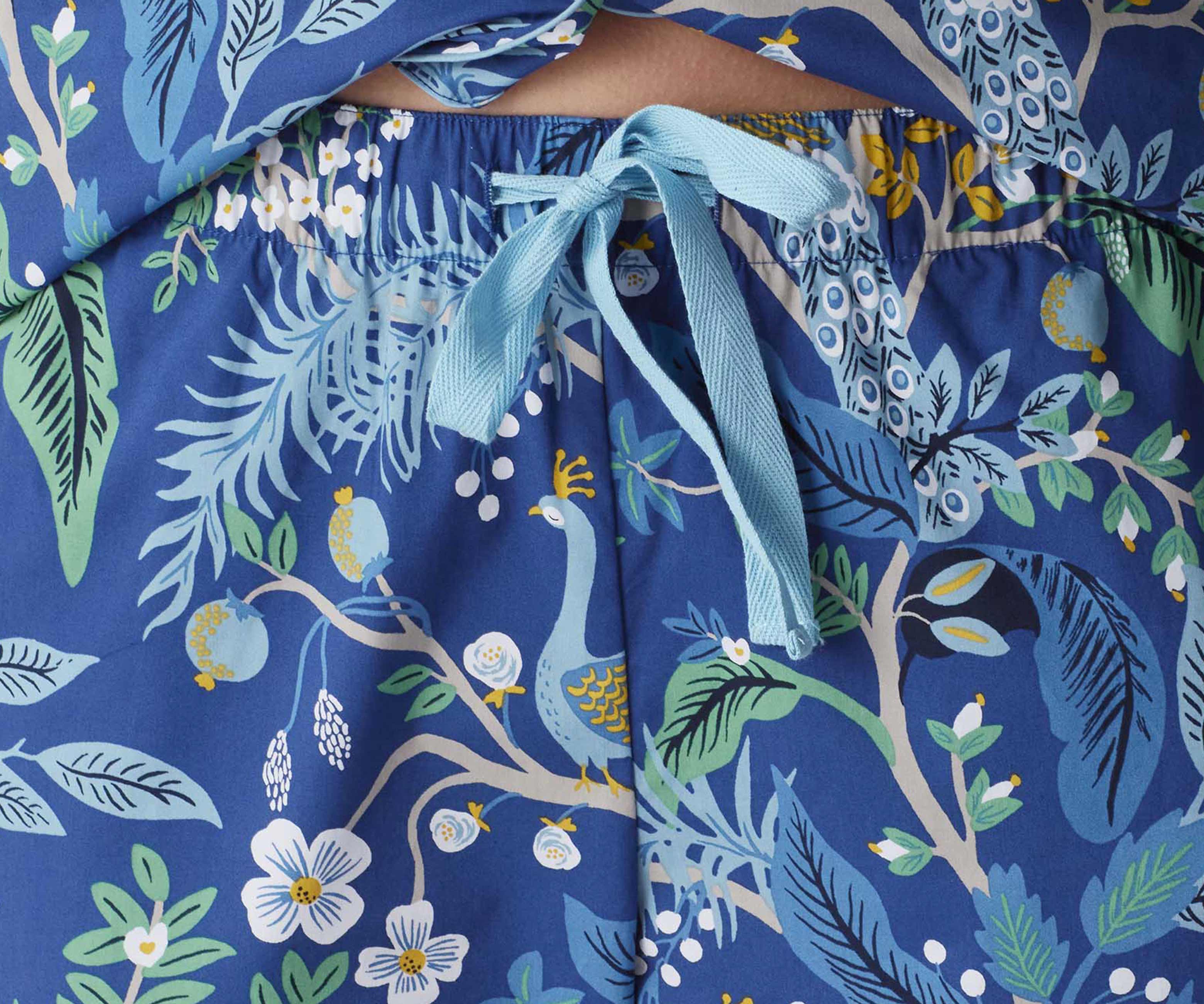 Poplin Button Front Long Set - Peacock - Image 5