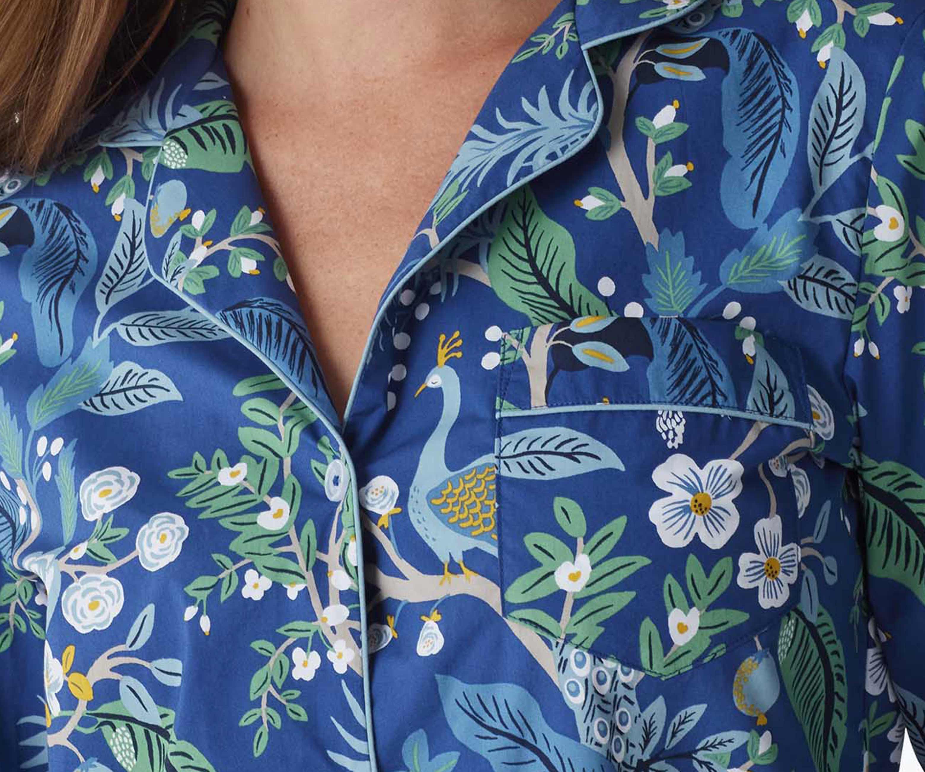 Poplin Nightshirt - Peacock - Image 3