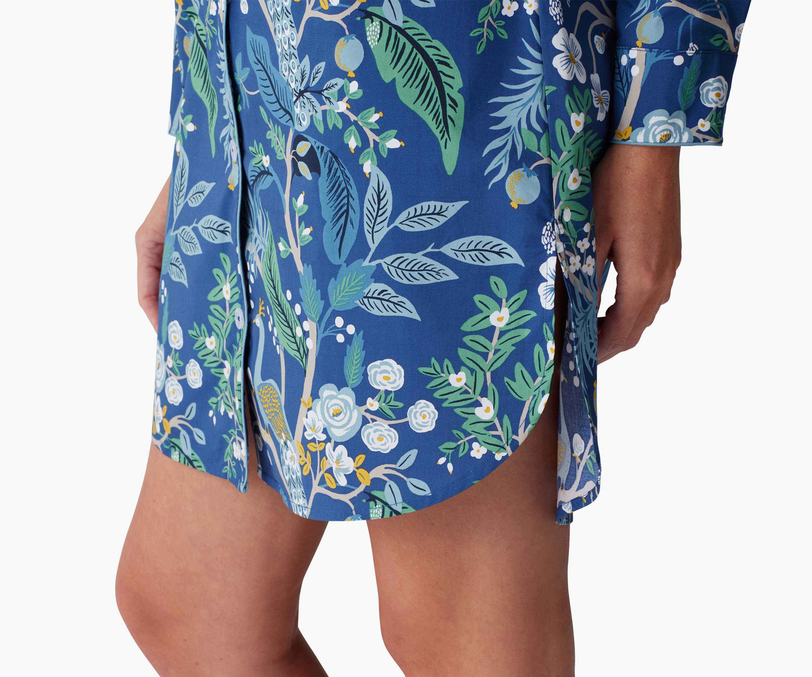 Poplin Nightshirt - Peacock - Image 5