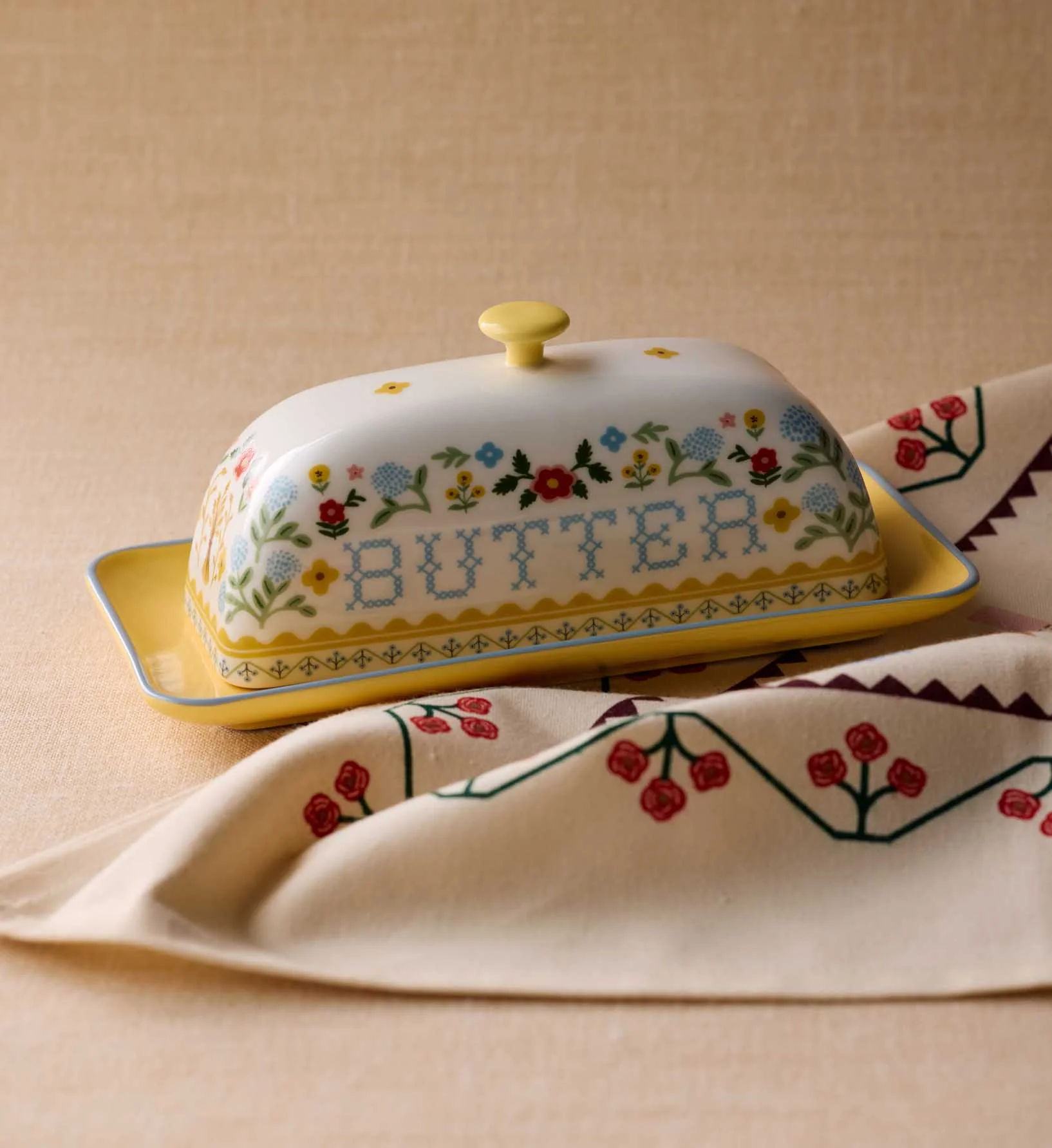 Porcelain Butter Dish - Home Sweet Home - Image 3