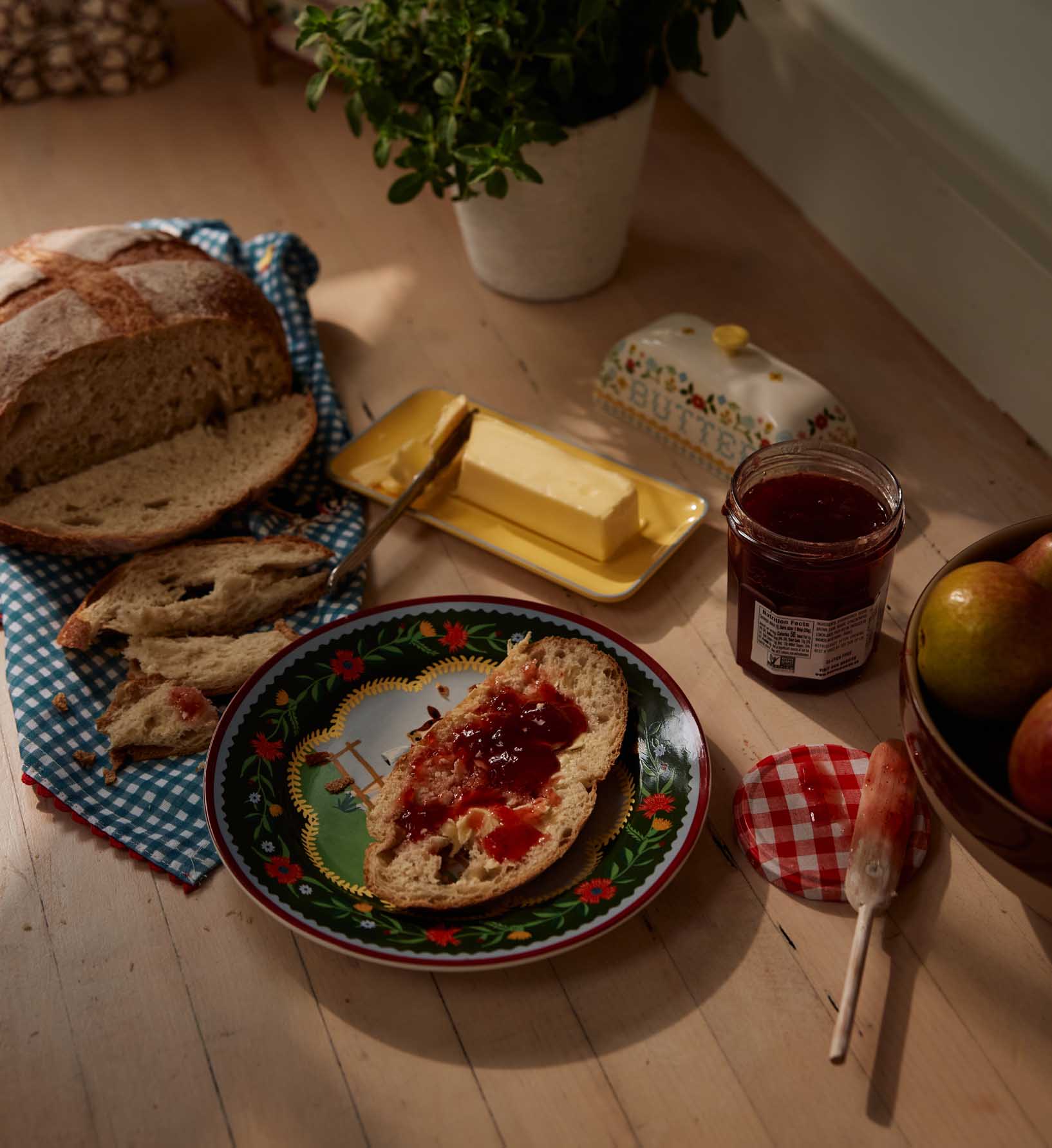 Porcelain Dessert Plate Set - Home Sweet Home - Image 3