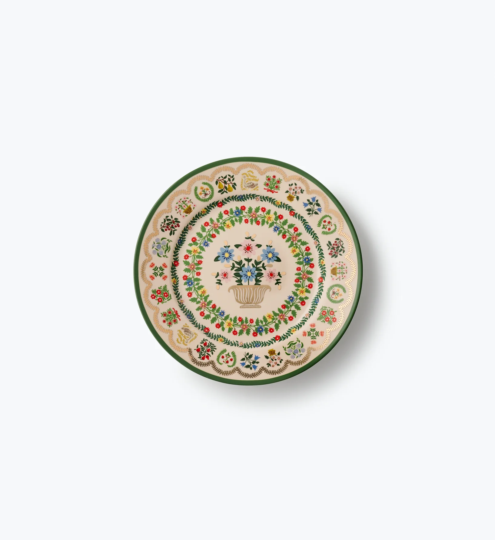 Porcelain Dessert Plate Set - Rosette - Image 12