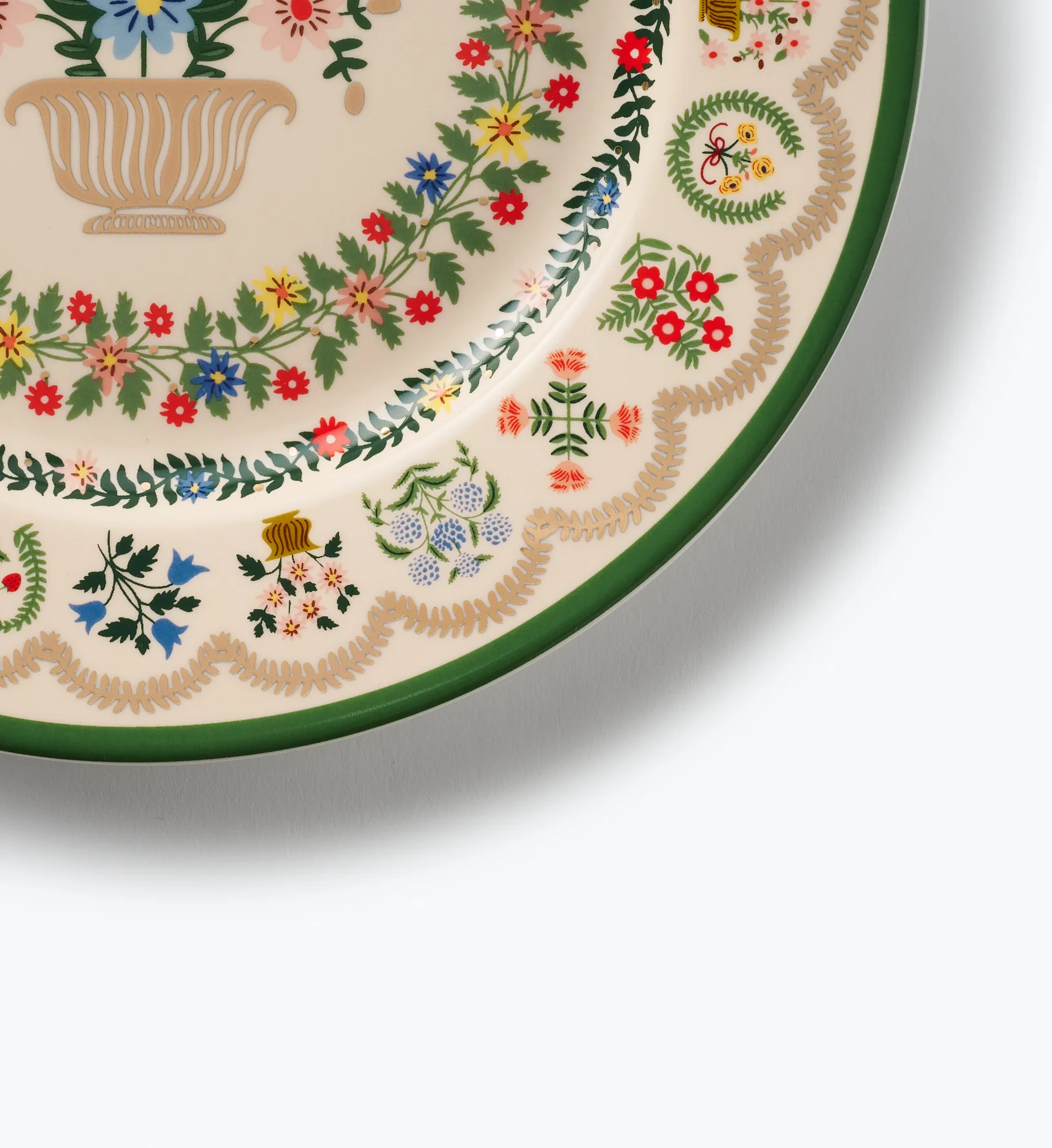 Porcelain Dessert Plate Set - Rosette - Image 8