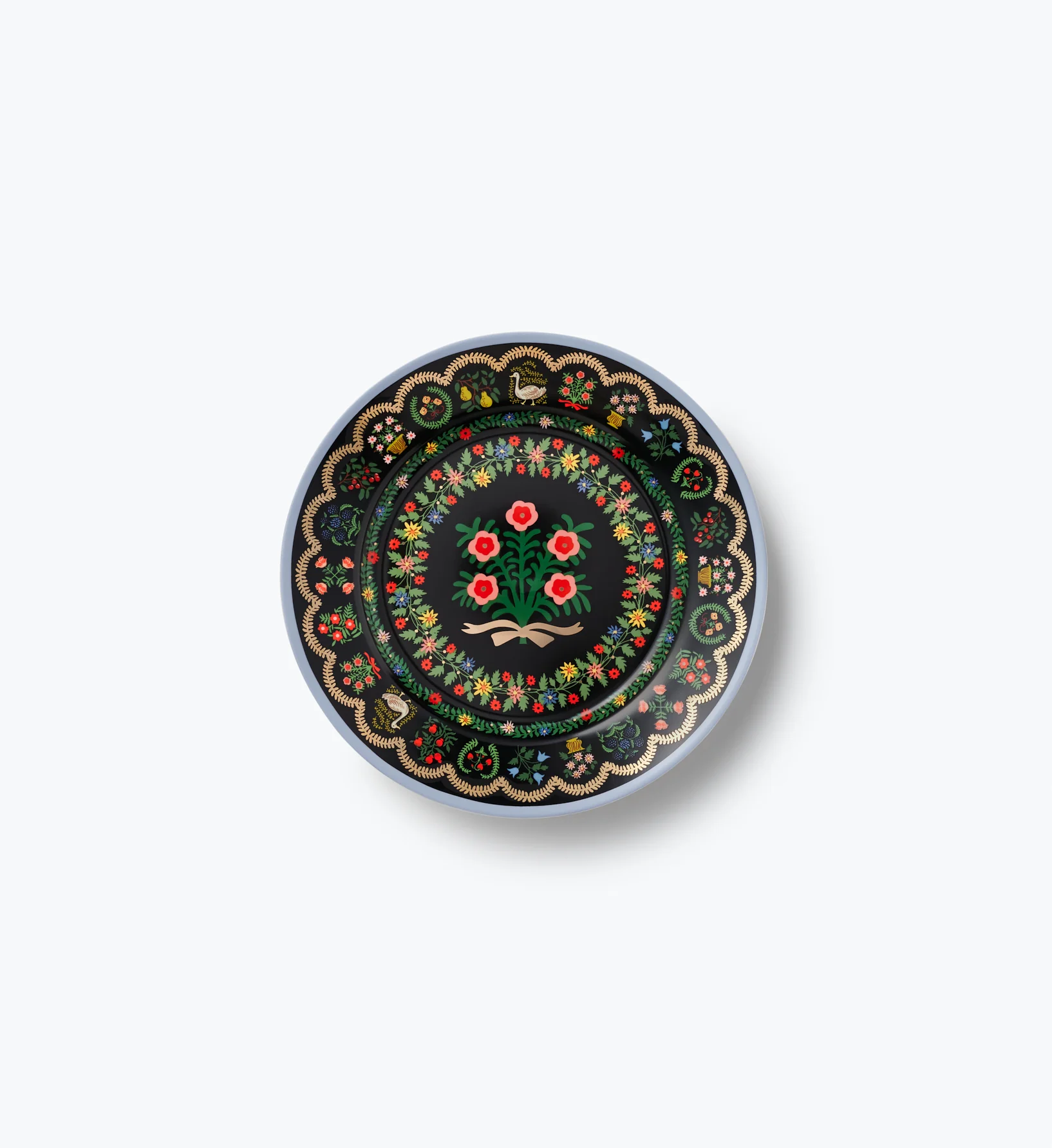 Porcelain Dessert Plate Set - Rosette - Image 9