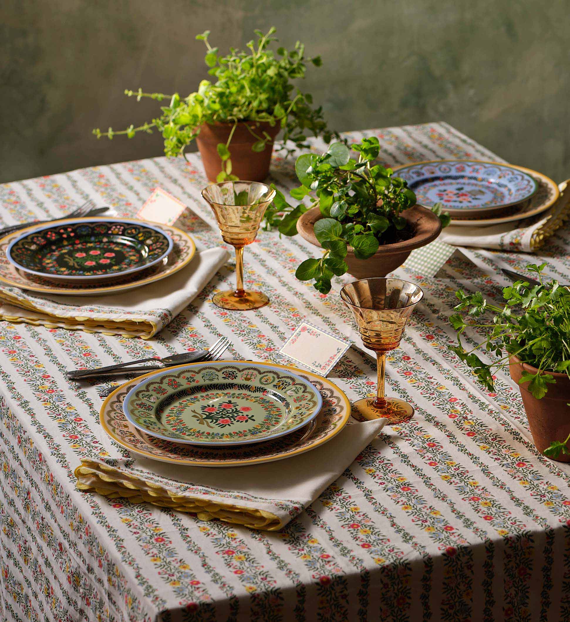 Cotton Tablecloth - Rosette - Image 2