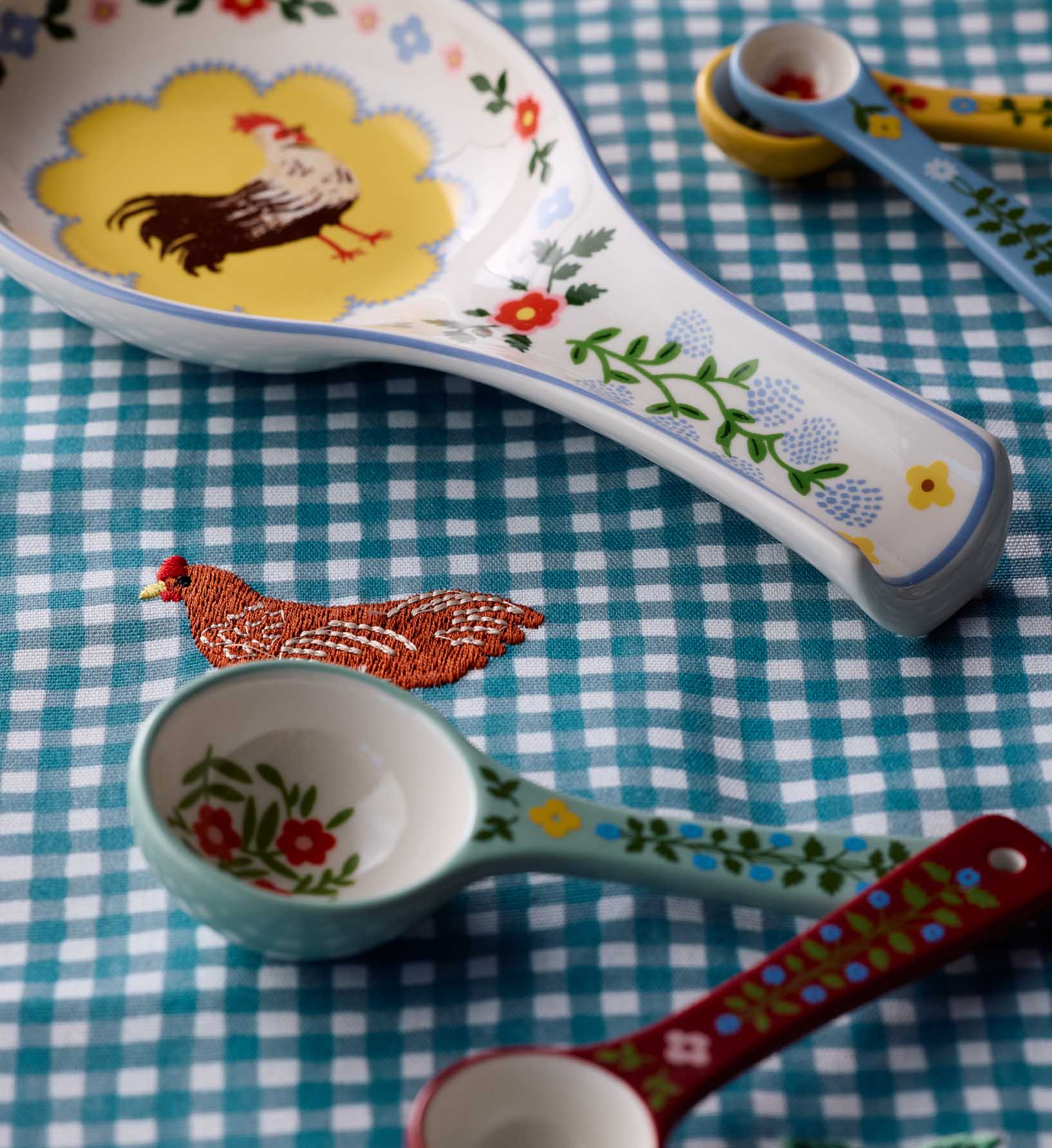 Porcelain Measuring Spoons - Home Sweet Home - Image 3