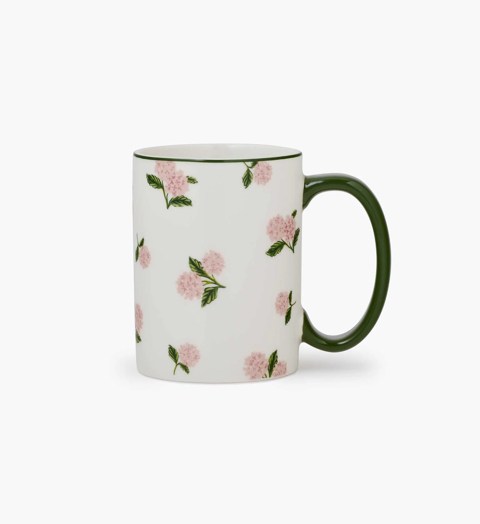 Porcelain Mug - Pink Hydrangea
