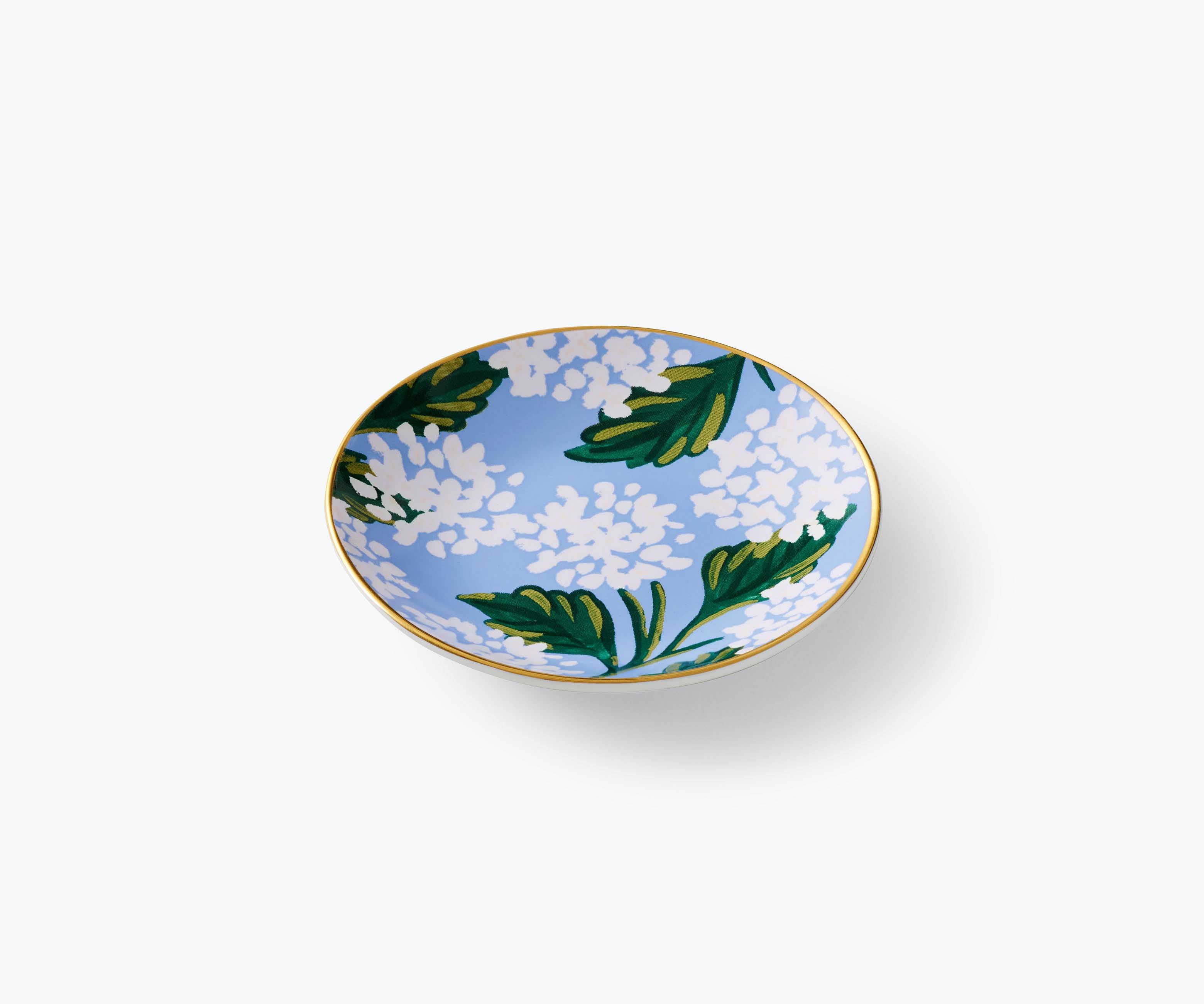 Porcelain Ring Dish - Hydrangea - Image 2