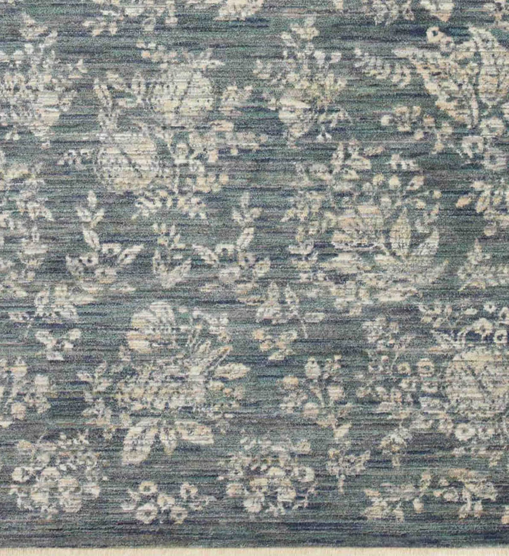 Provence Therese Power-Loomed Rug - Indigo - Image 2