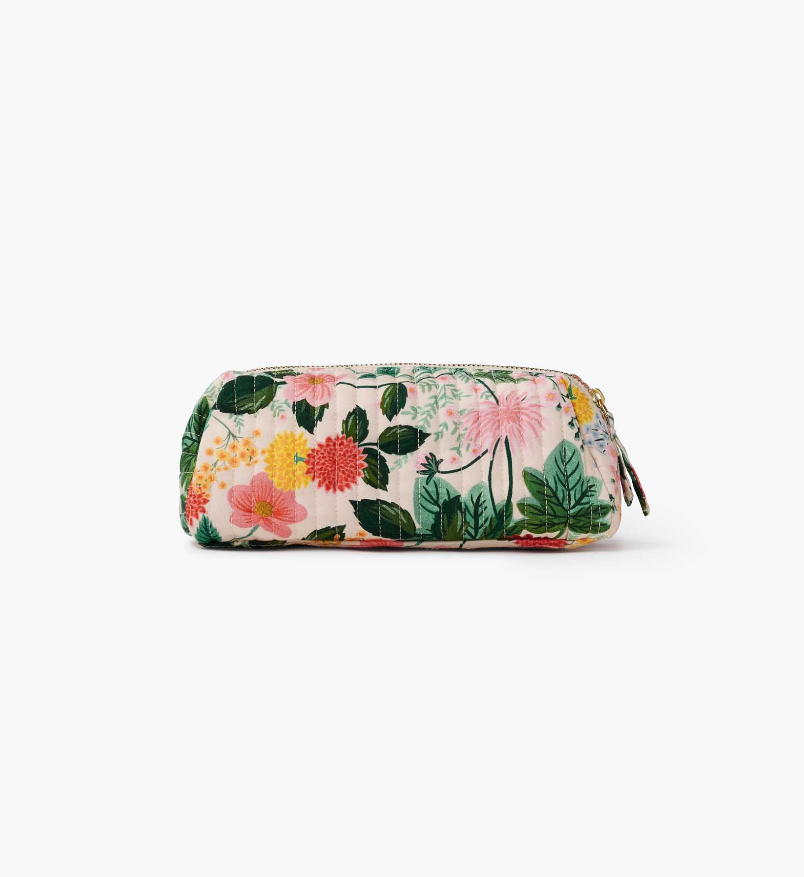 Quilted Small Cosmetic Pouch - Dahlia - Image 4
