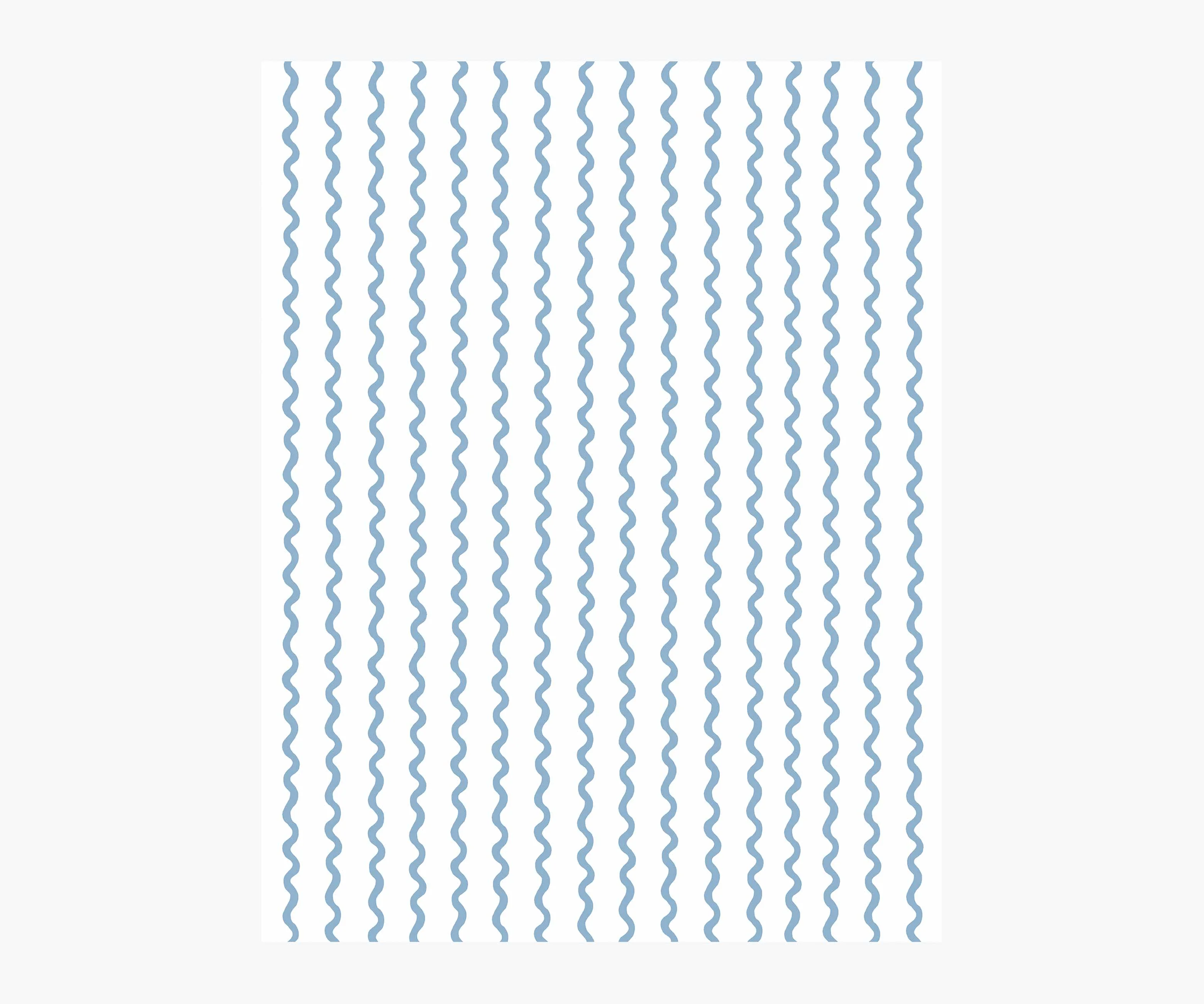 Rickrack Wallpaper Sample - Blue