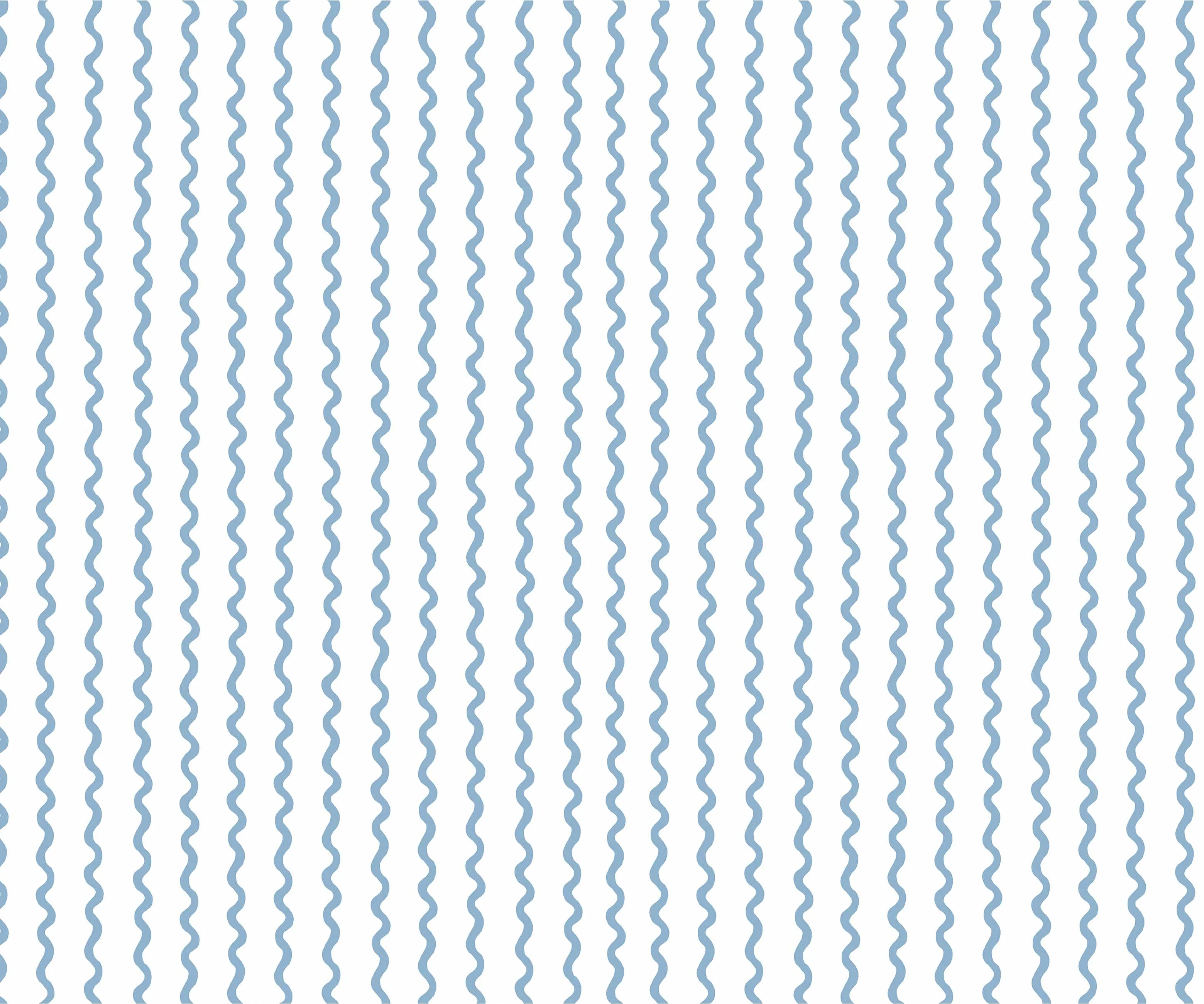 Rickrack Wallpaper - Blue - Image 3