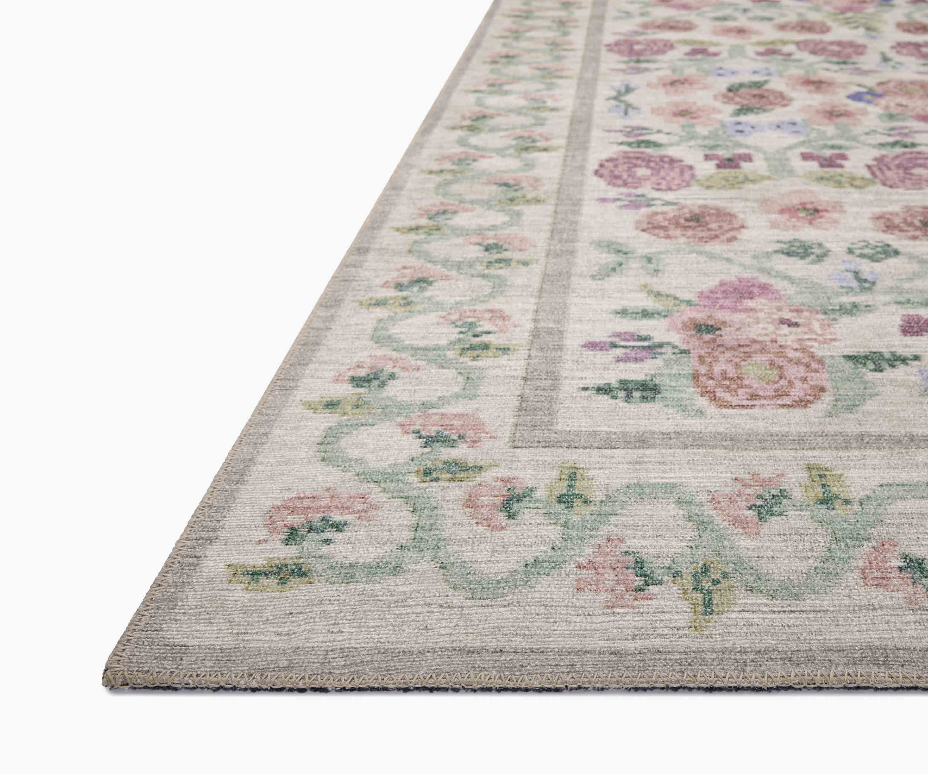 Rosa Power Loomed Rug - Ivory - Image 7