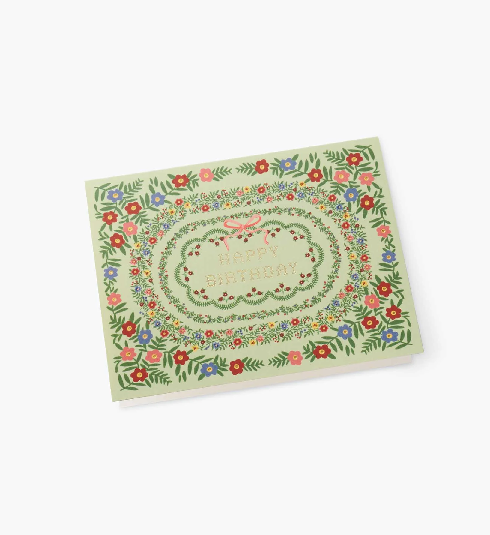 Rosette Birthday Card - Single Card - Image 2